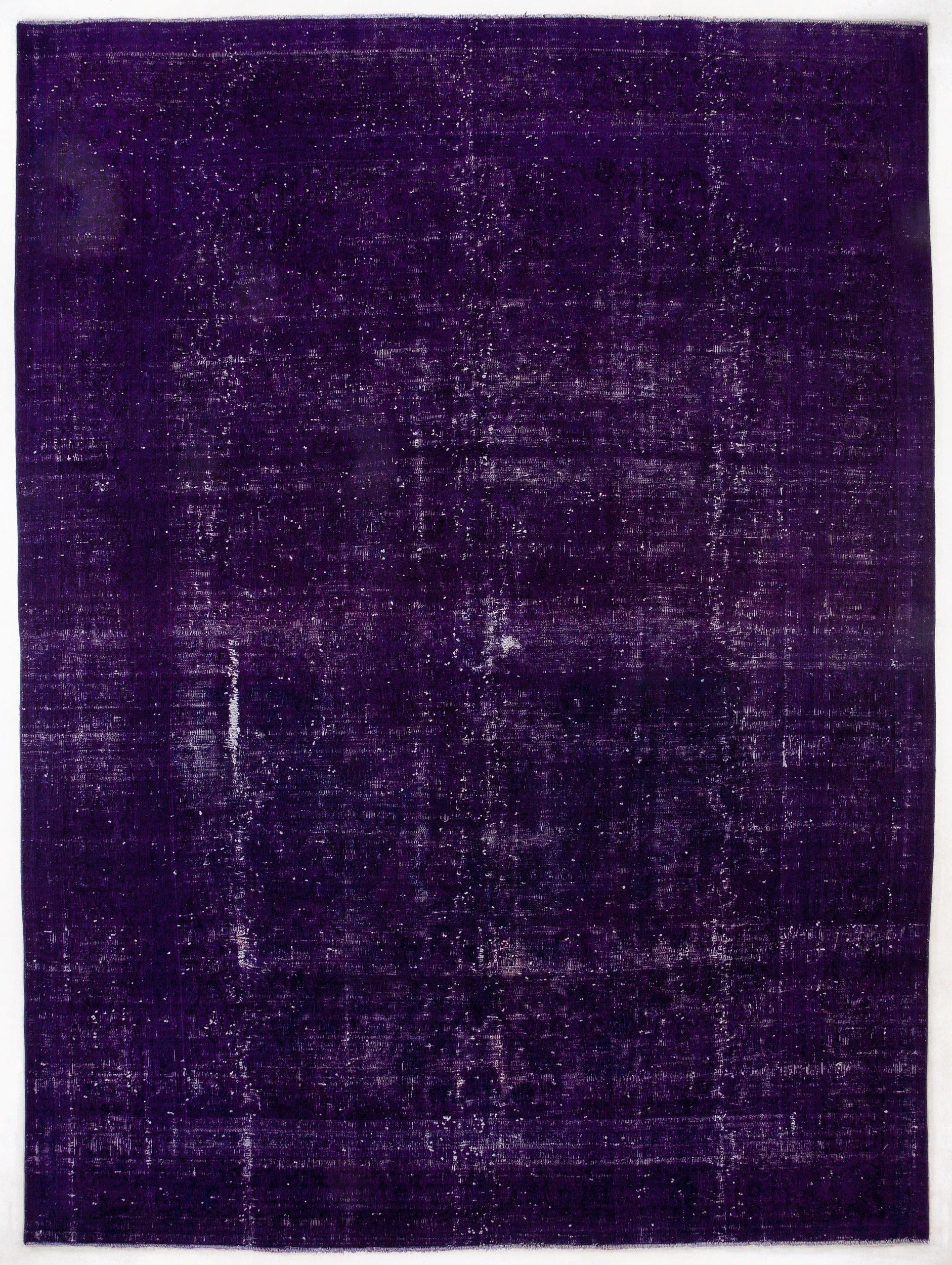 Epir Purple Vintage Wool Handmade Area Rug 9'0" x 12'5"