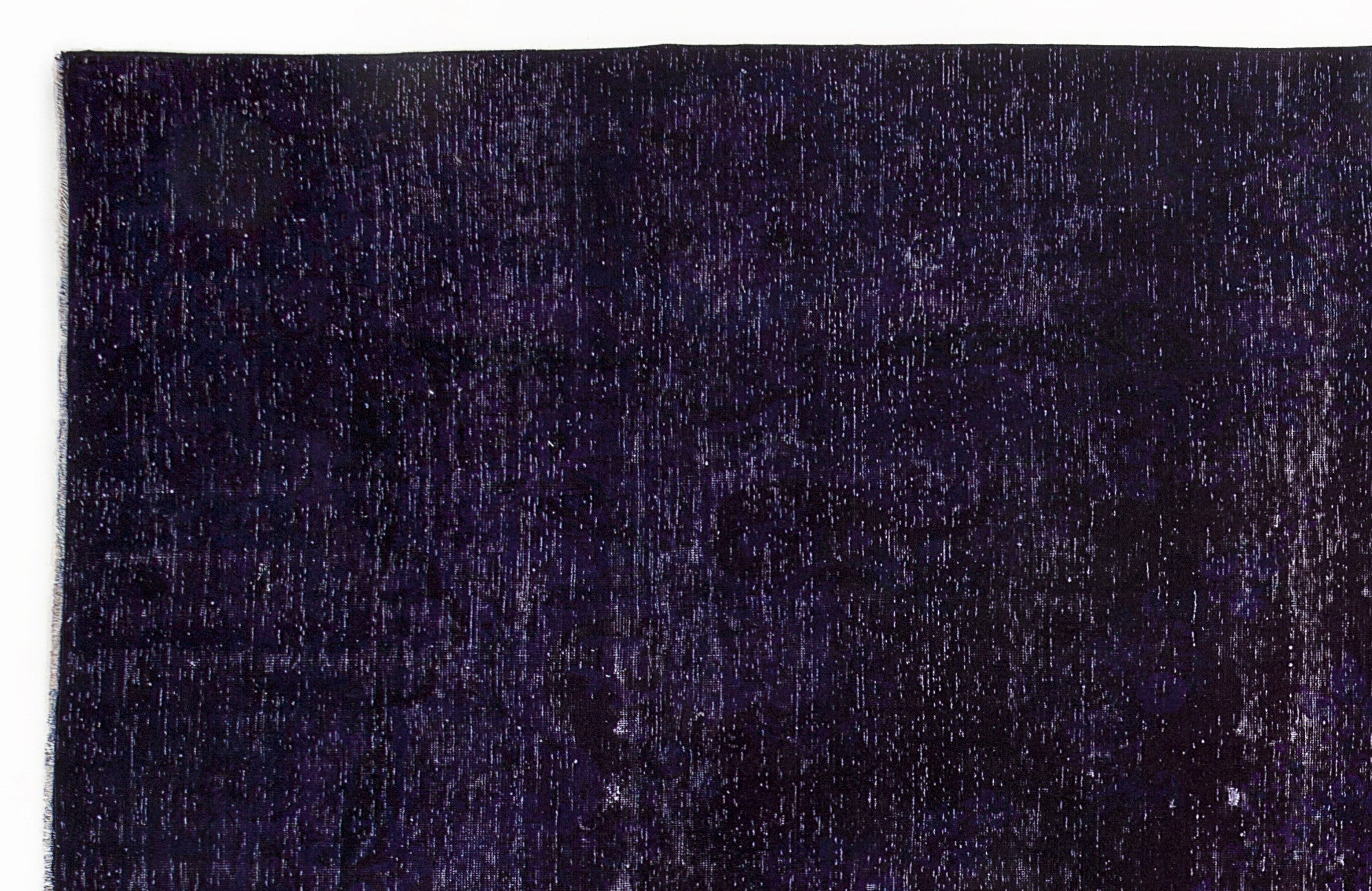 Epir Purple Vintage Wool Handmade Area Rug 9'6" x 9'10"