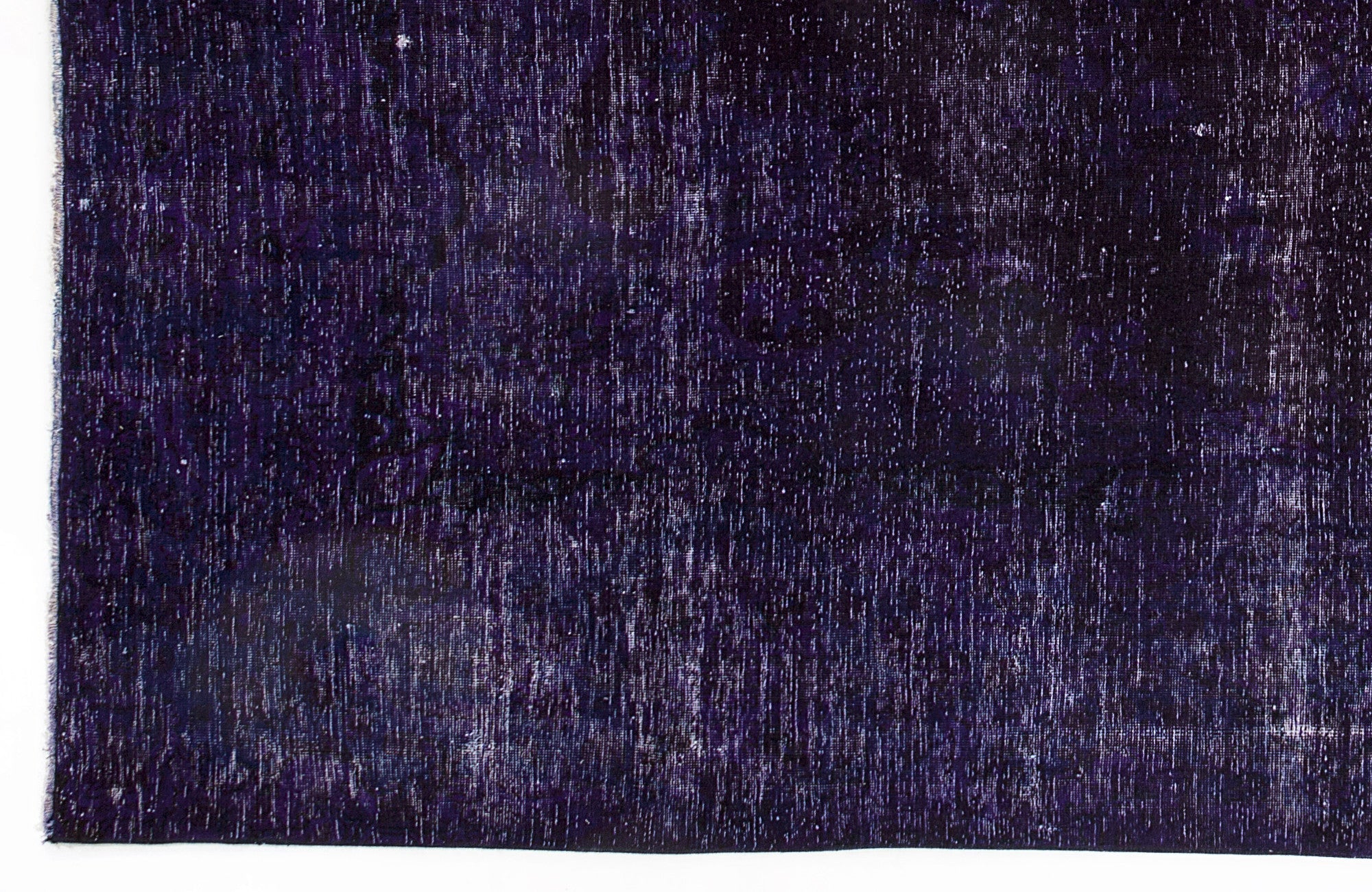 Epir Purple Vintage Wool Handmade Area Rug 9'6" x 9'10"