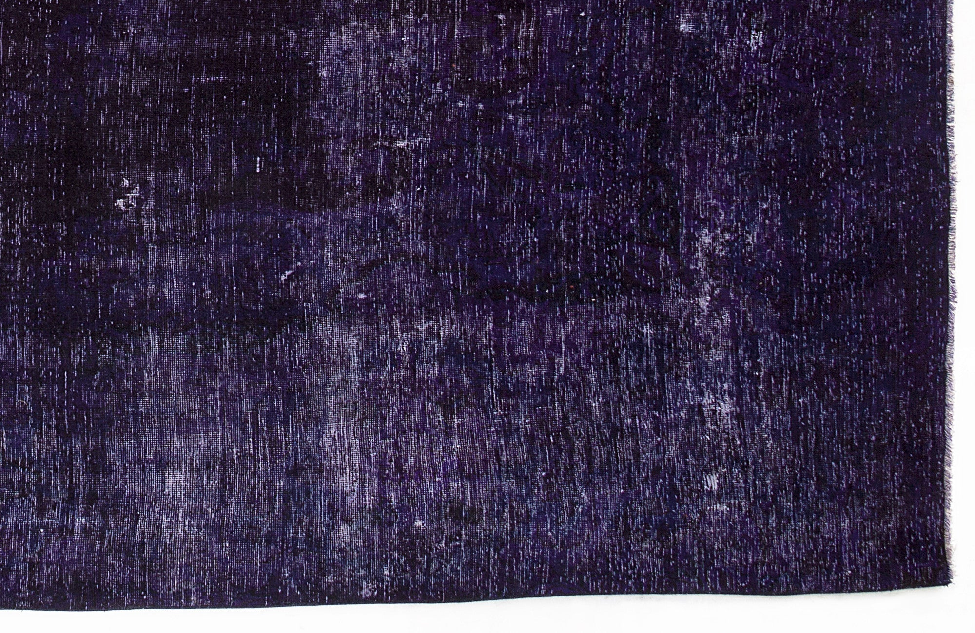 Epir Purple Vintage Wool Handmade Area Rug 9'6" x 9'10"