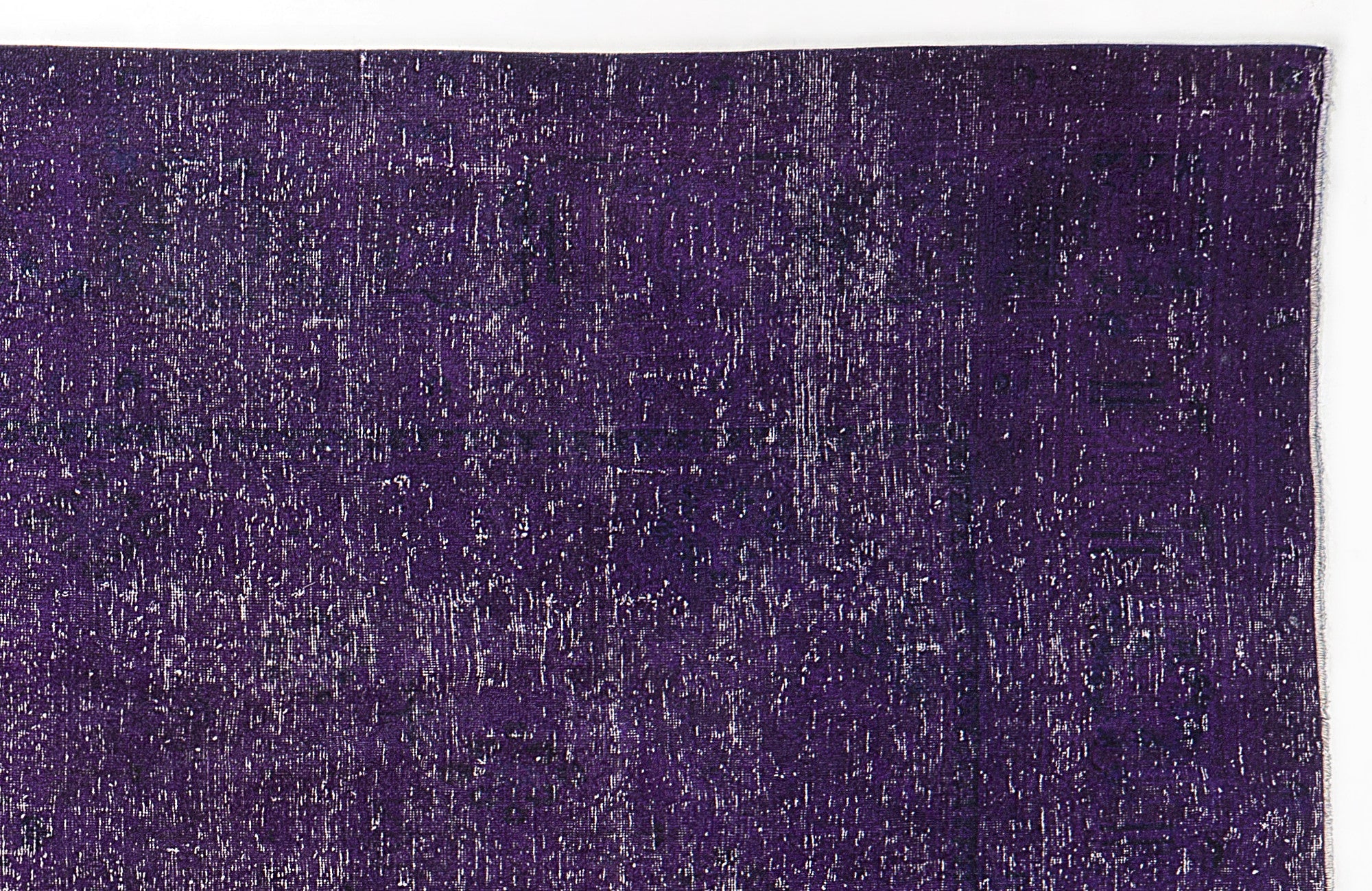Epir Purple Vintage Wool Handmade Area Rug 9'10" x 13'2"