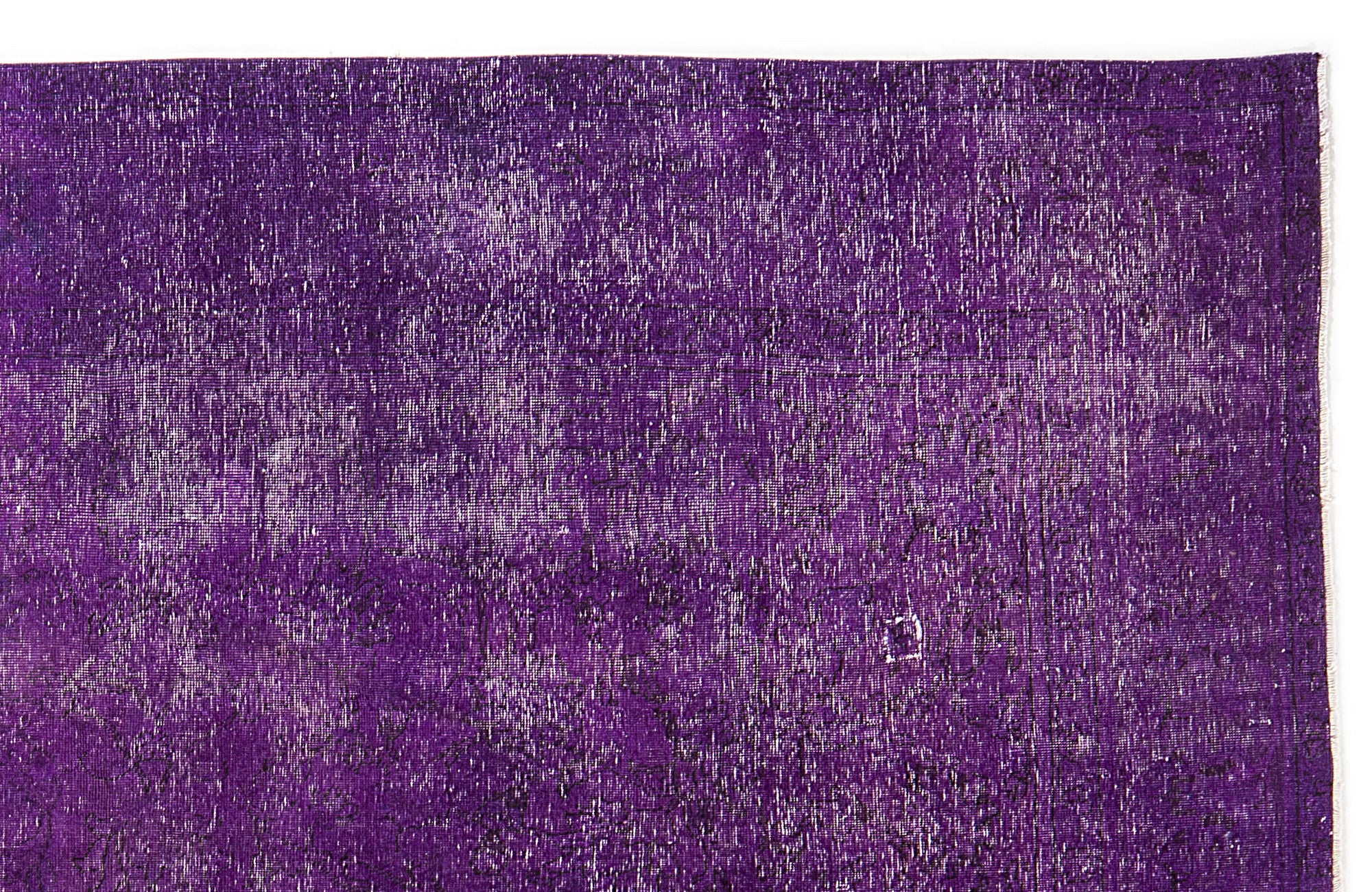 Epir Purple Vintage Wool Handmade Area Rug 9'8" x 11'0"