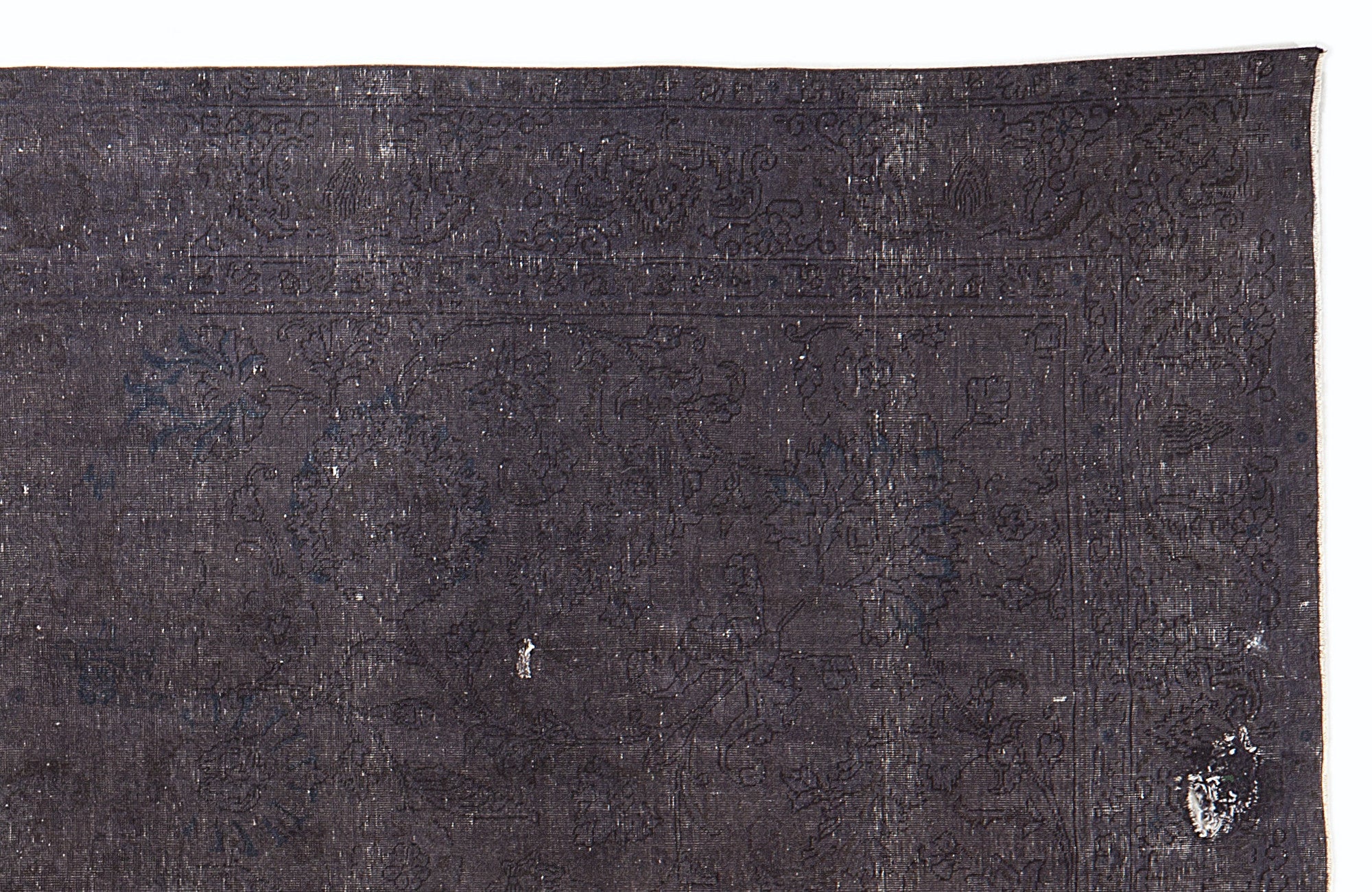 Epir Grey Vintage Wool Handmade Area Rug 8'8" x 12'3"