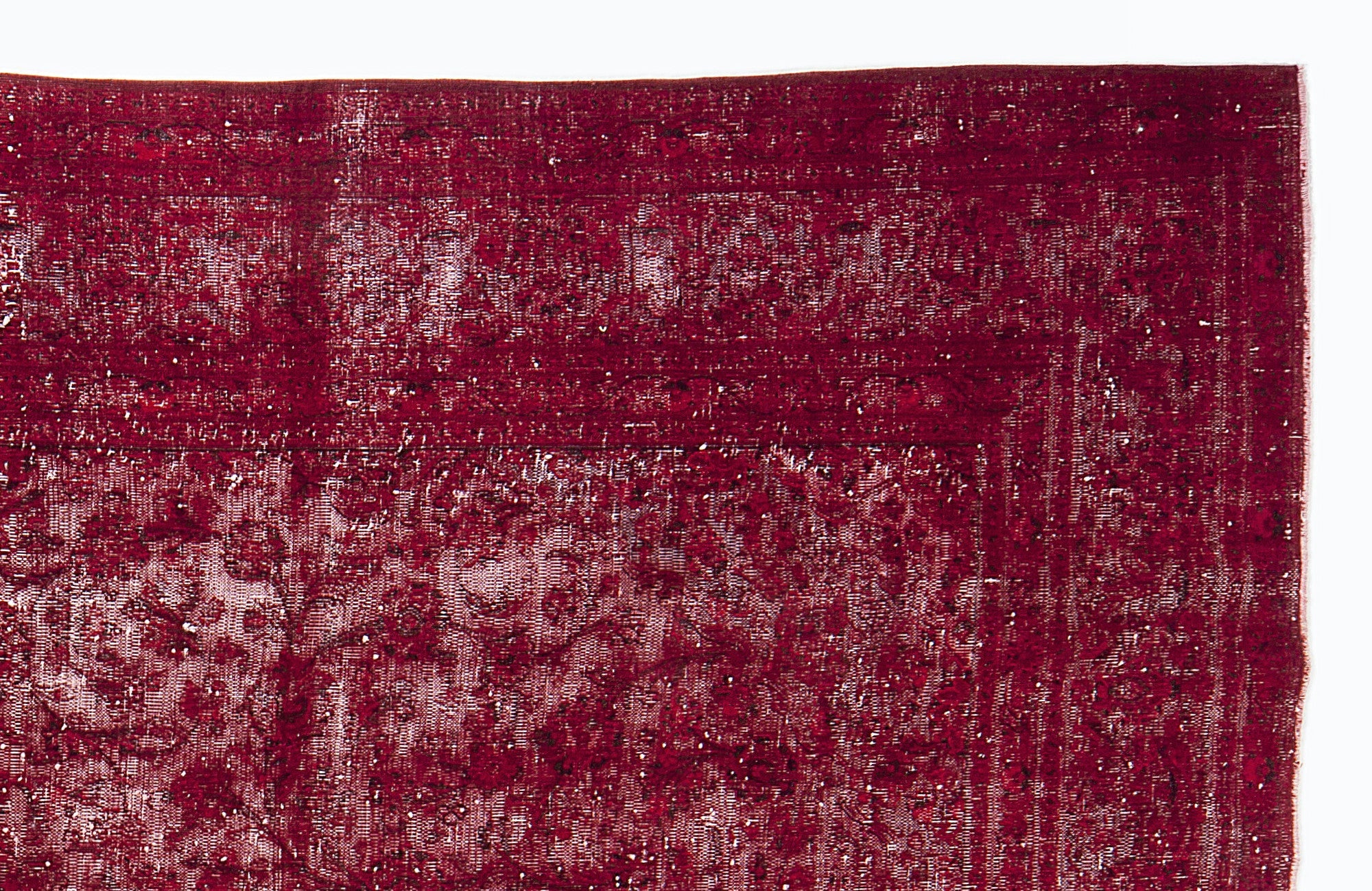 Epir Red Vintage Wool Handmade Area Rug 9'4" x 12'4"