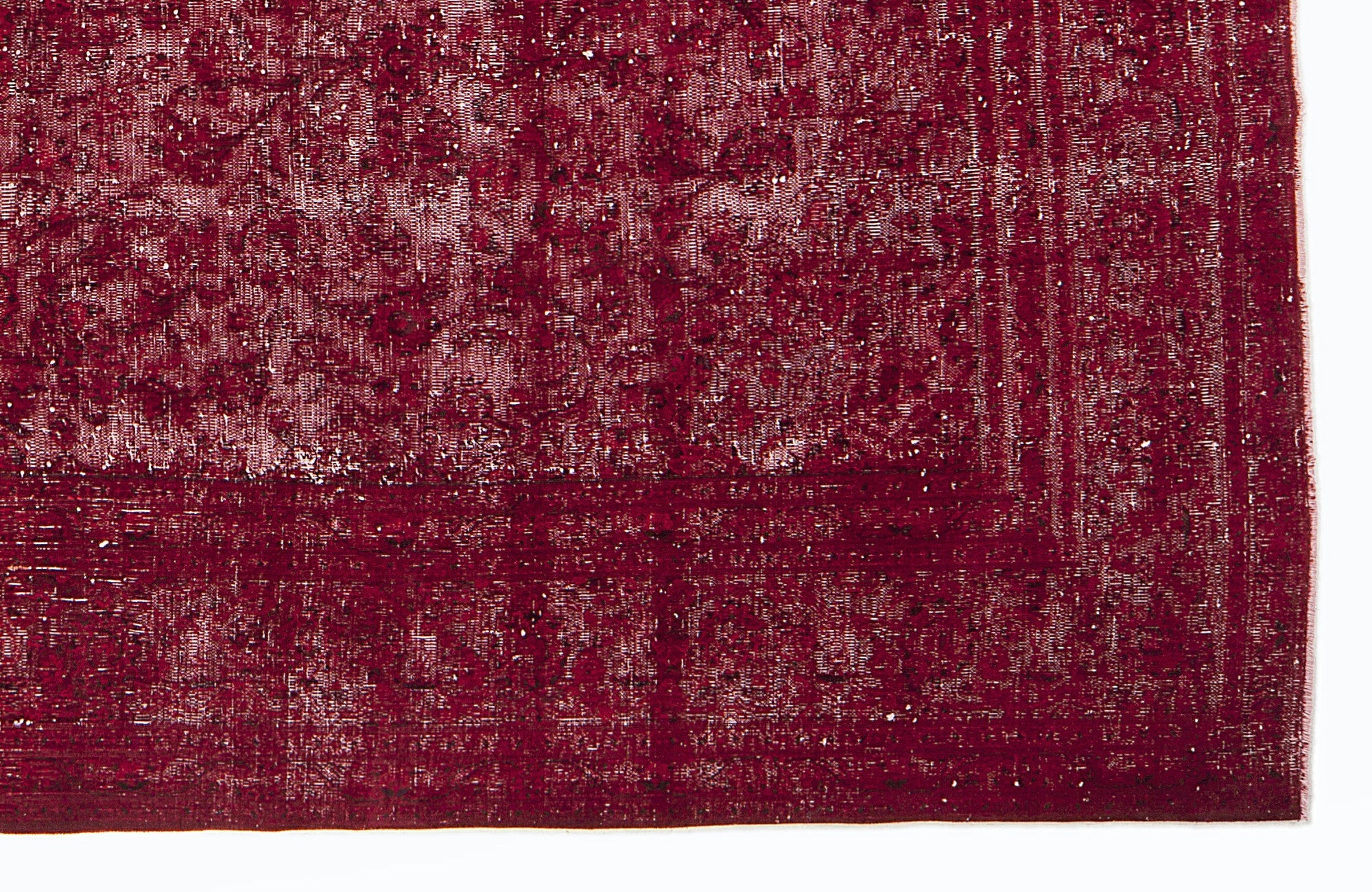 Epir Red Vintage Wool Handmade Area Rug 9'4" x 12'4"
