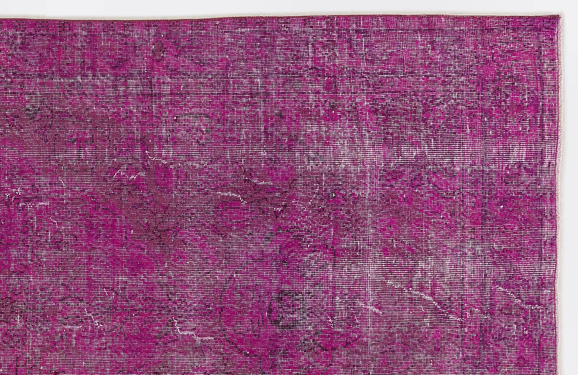Atina Pink Vintage Wool Handmade Area Rug 5'2" x 9'10"