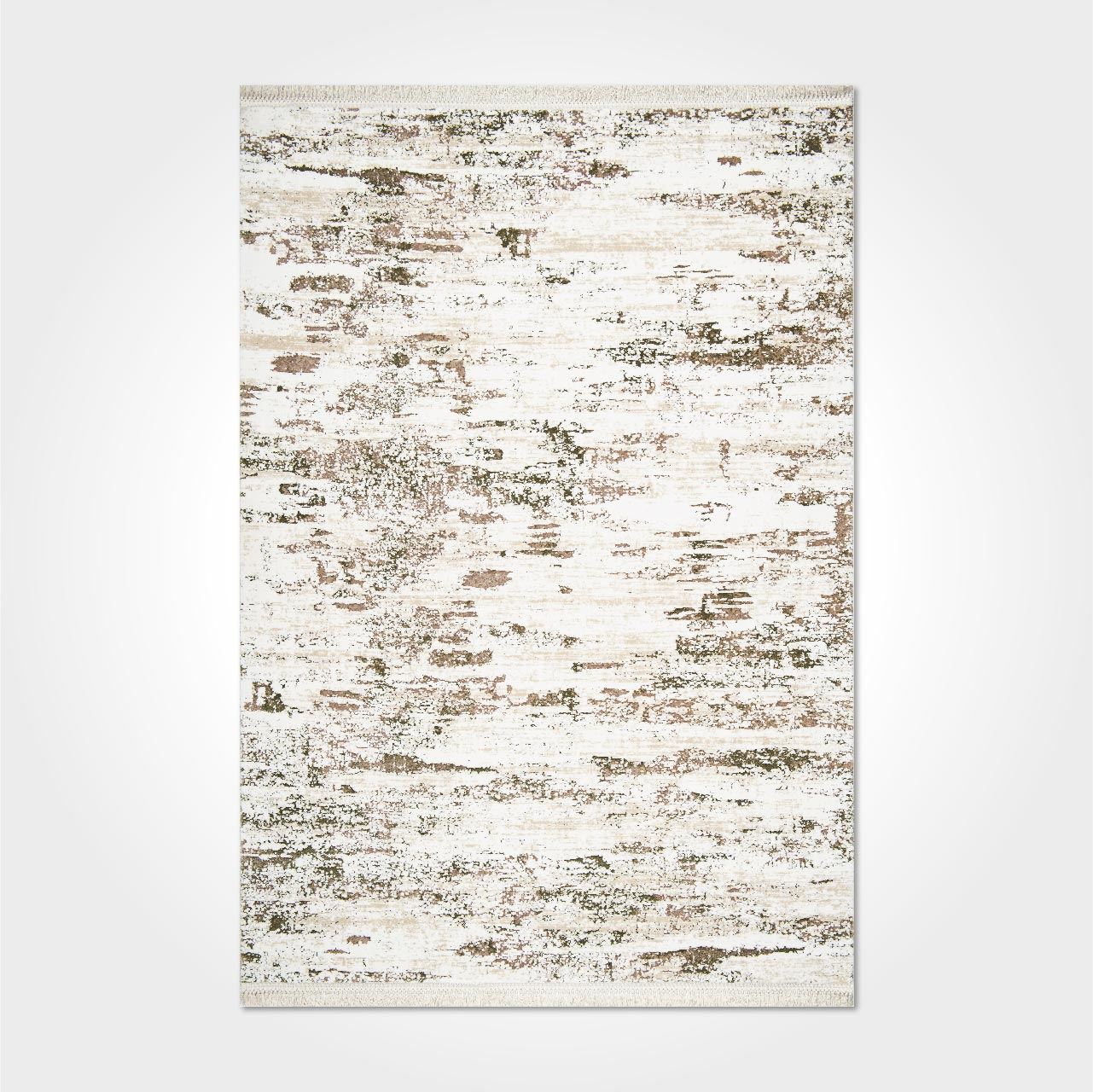 Modern Area Rug | Contemporary Style Rug, Machine Woven Carpet, Cream Color