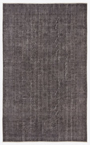 Atina Grey Vintage Wool Handmade Area Rug 5'6" x 9'0"