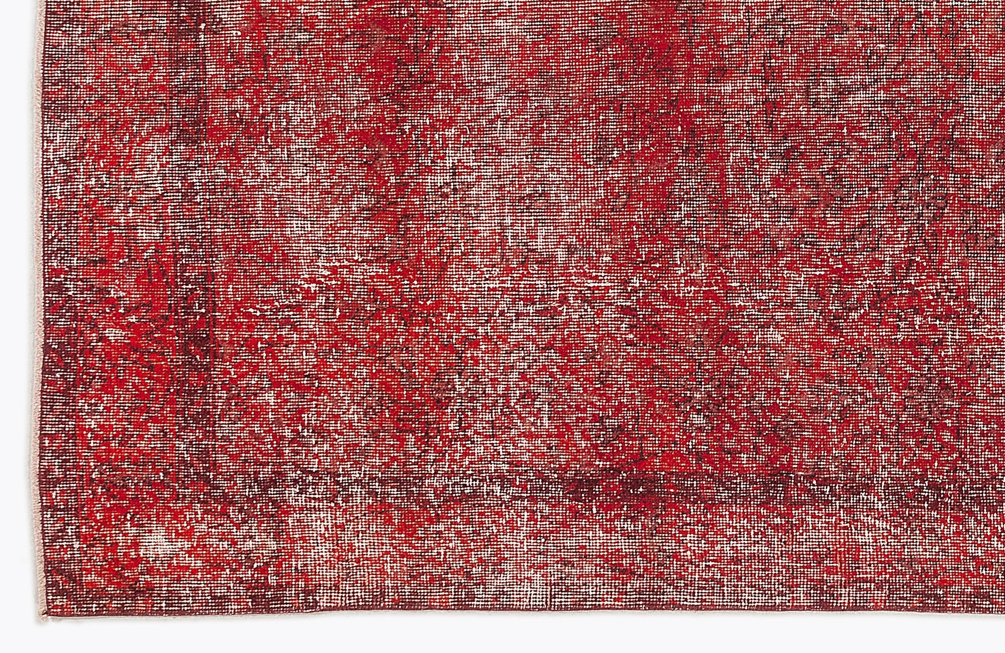 Atina Red Vintage Wool Handmade Area Rug 4'7" x 11'3"