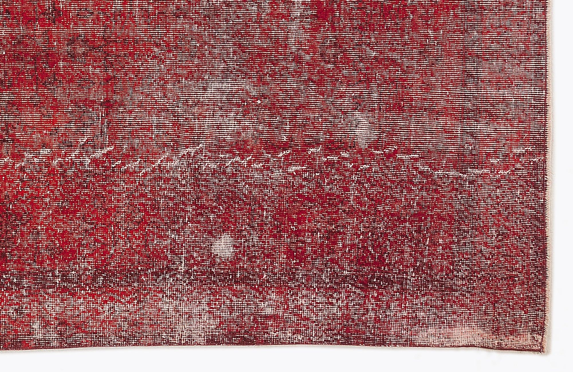 Atina Red Vintage Wool Handmade Area Rug 4'7" x 11'3"