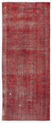 Atina Red Vintage Wool Handmade Area Rug 4'7" x 11'3"