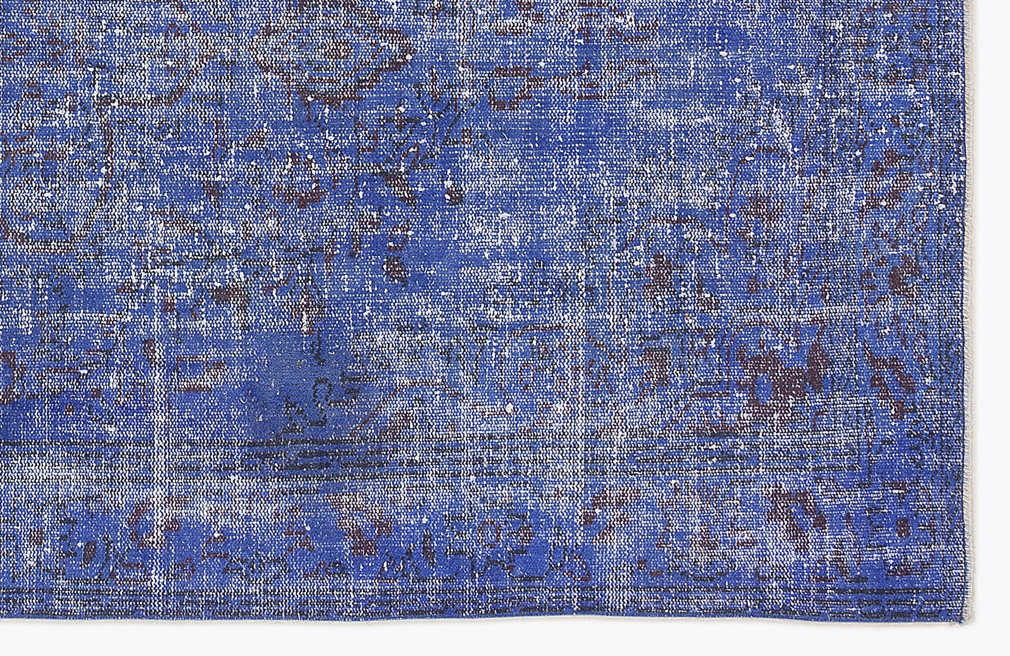 Atina Purple Vintage Wool Handmade Area Rug 5'1" x 8'11"