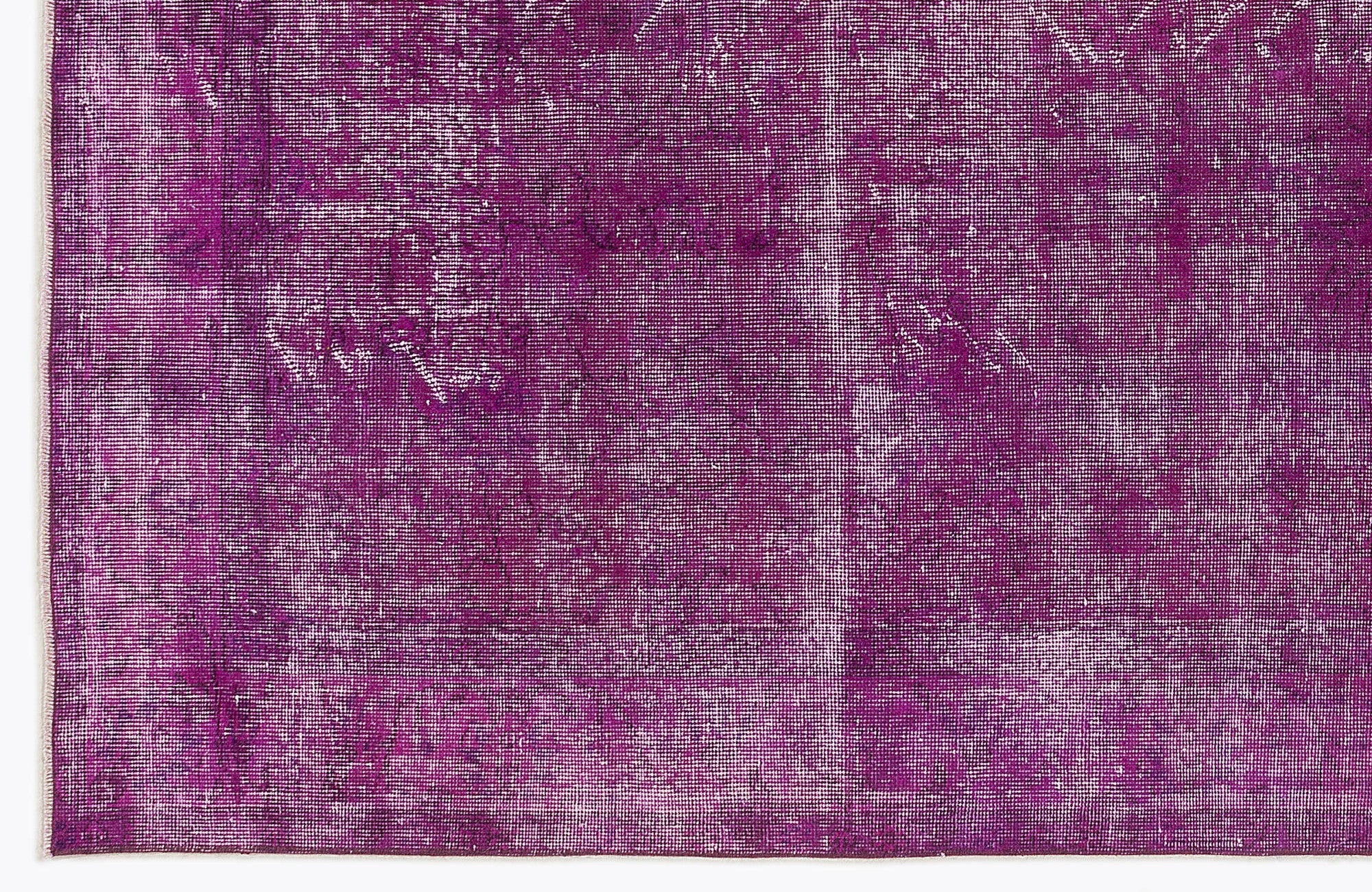 Atina Pink Vintage Wool Handmade Area Rug 5'8" x 9'11"