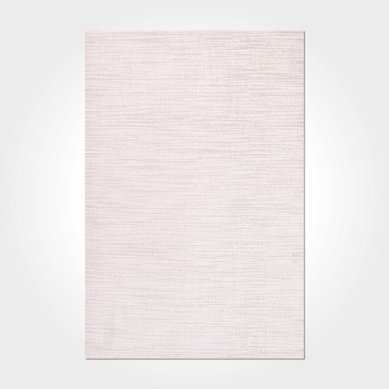 Cream Striped Area Rug – Machine Made Rug With Acrylic Yarn & Laser Cut Edges