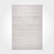 White Striped Area Rug – Machine Made Rug with Acrylic Yarn & Non Slip Backing