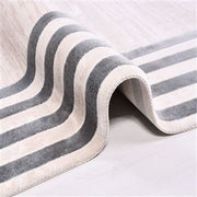 Machine Made Area Rug – Cream Frame Rug with 11 mm Pile Height & Laser Cut Edge