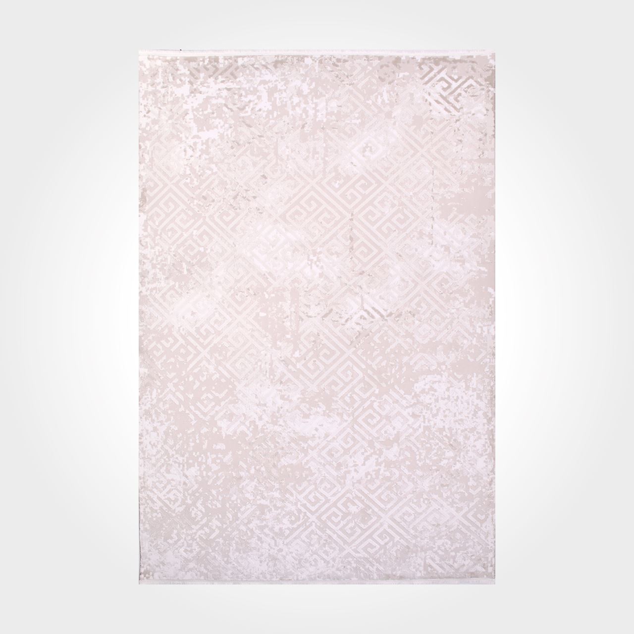 Geometric Area Rug – Washable Decorative Rug with Cotton Weft Carpet Backing