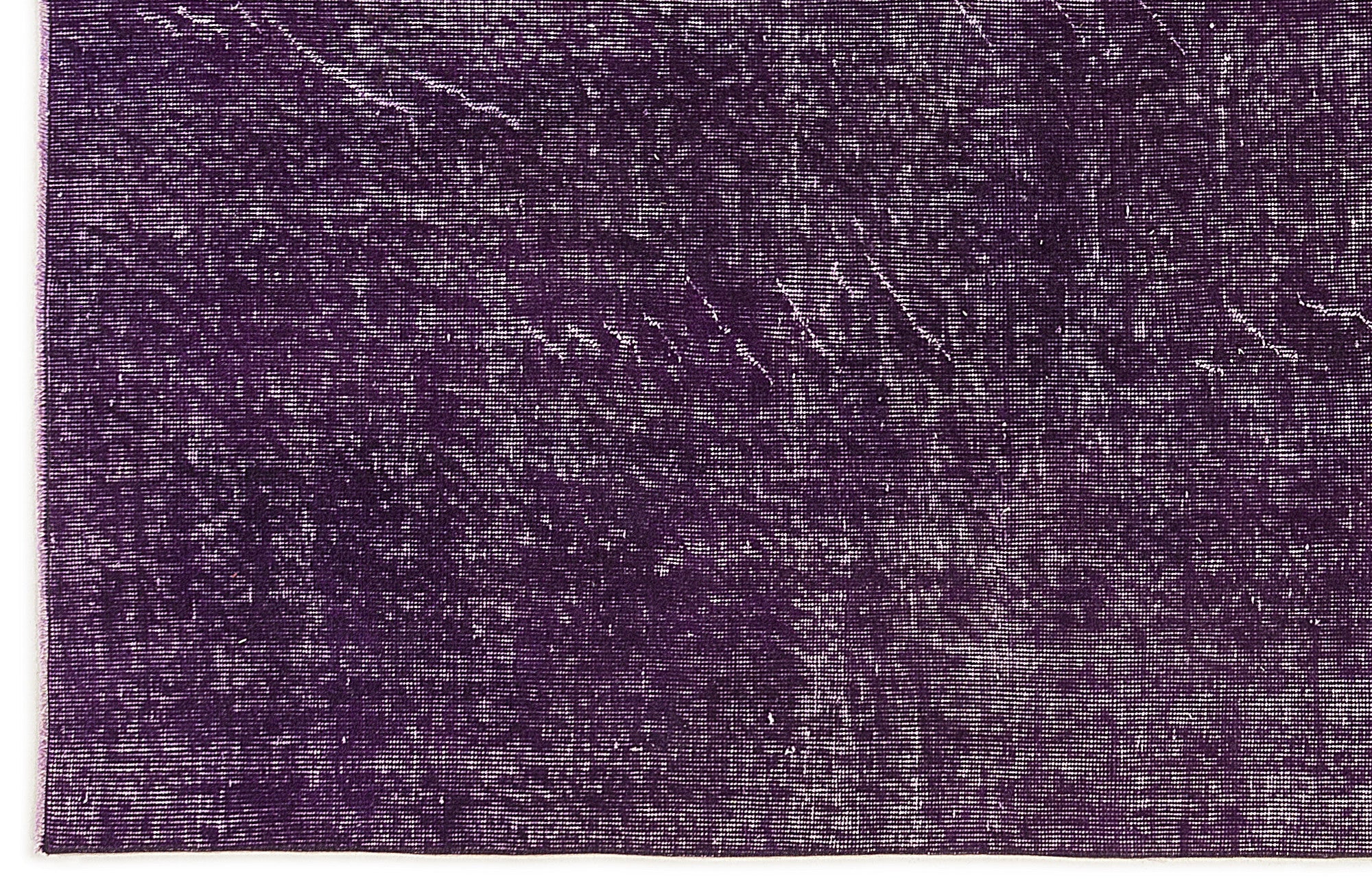 Atina Purple Vintage Wool Handmade Area Rug 5'5" x 9'3"