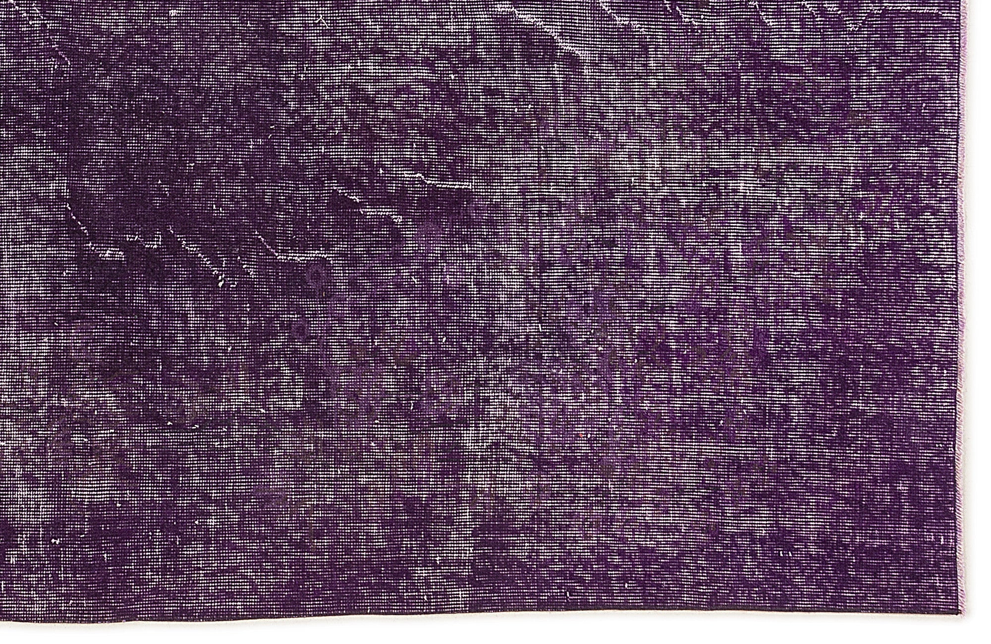 Atina Purple Vintage Wool Handmade Area Rug 5'5" x 9'3"