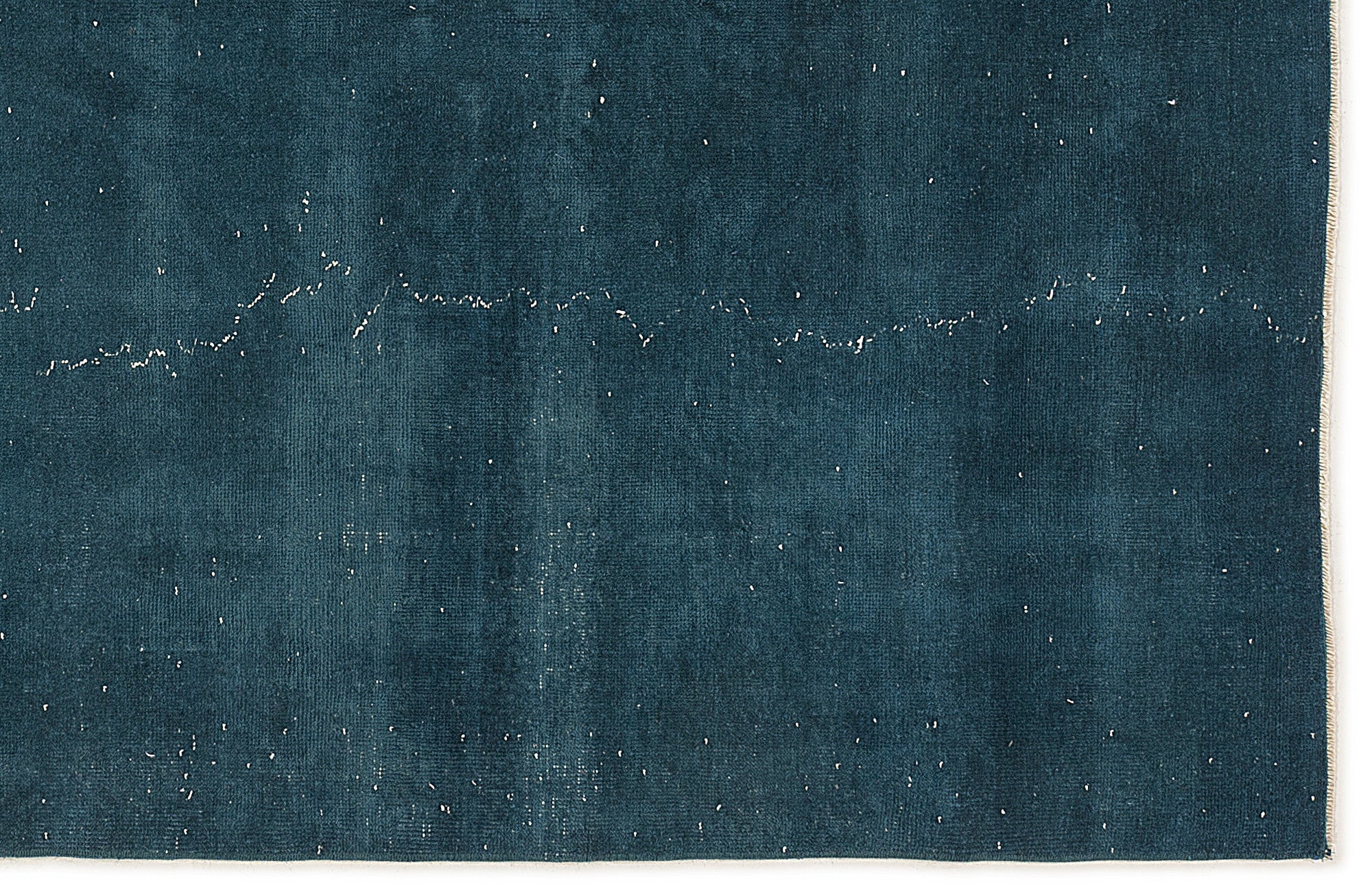 Atina Turquoise Vintage Wool Handmade Area Rug 5'6" x 8'4"