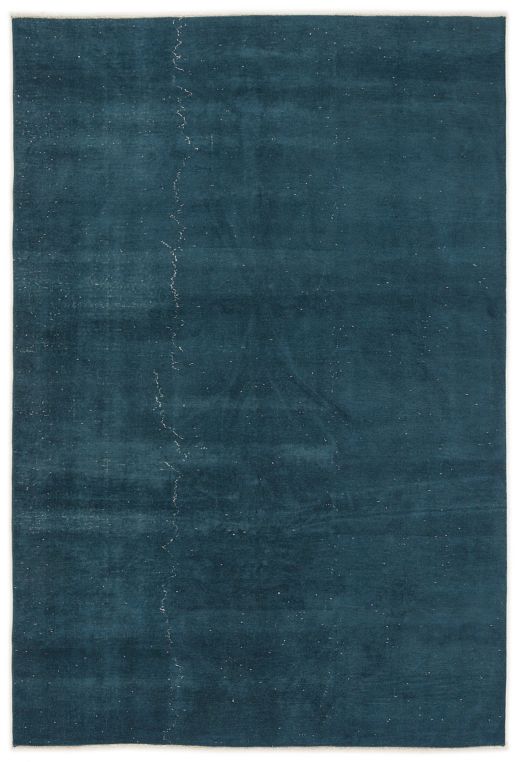 Atina Turquoise Vintage Wool Handmade Area Rug 5'6" x 8'4"