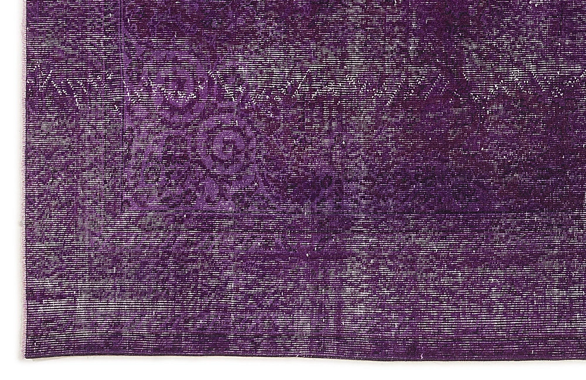 Atina Purple Vintage Wool Handmade Area Rug 5'9" x 9'1"