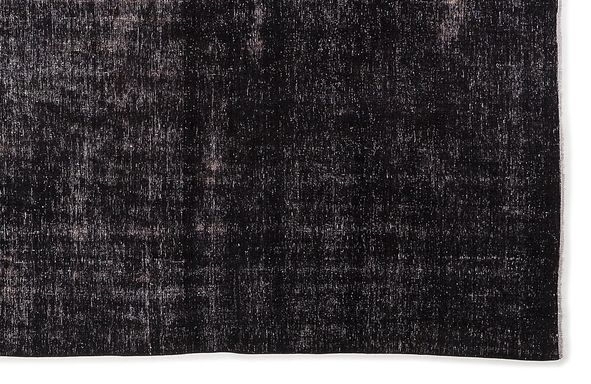 Epir Black Vintage Wool Handmade Area Rug 9'1" x 11'4"