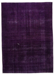 Epir Purple Vintage Wool Handmade Area Rug 9'4" x 12'11"