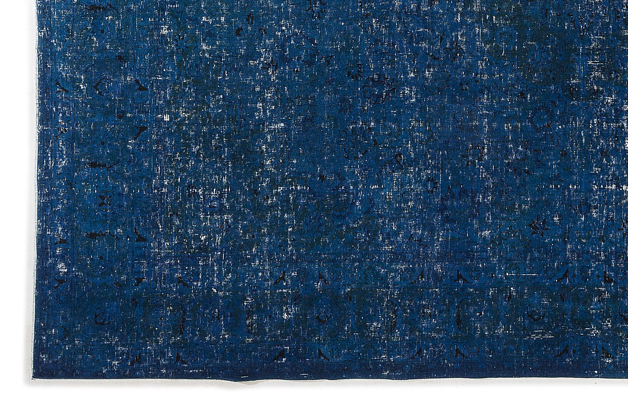 Epir 7863 Turquoise Vintage Wool Handmade Area Rug 9'7" x 12'7"