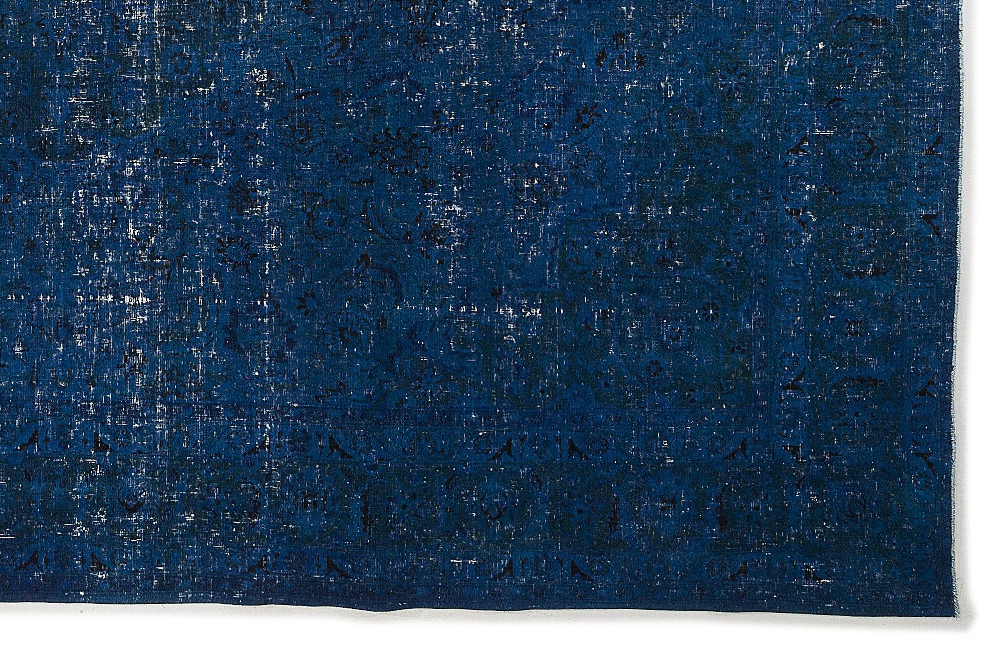 Epir 7863 Turquoise Vintage Wool Handmade Area Rug 9'7" x 12'7"