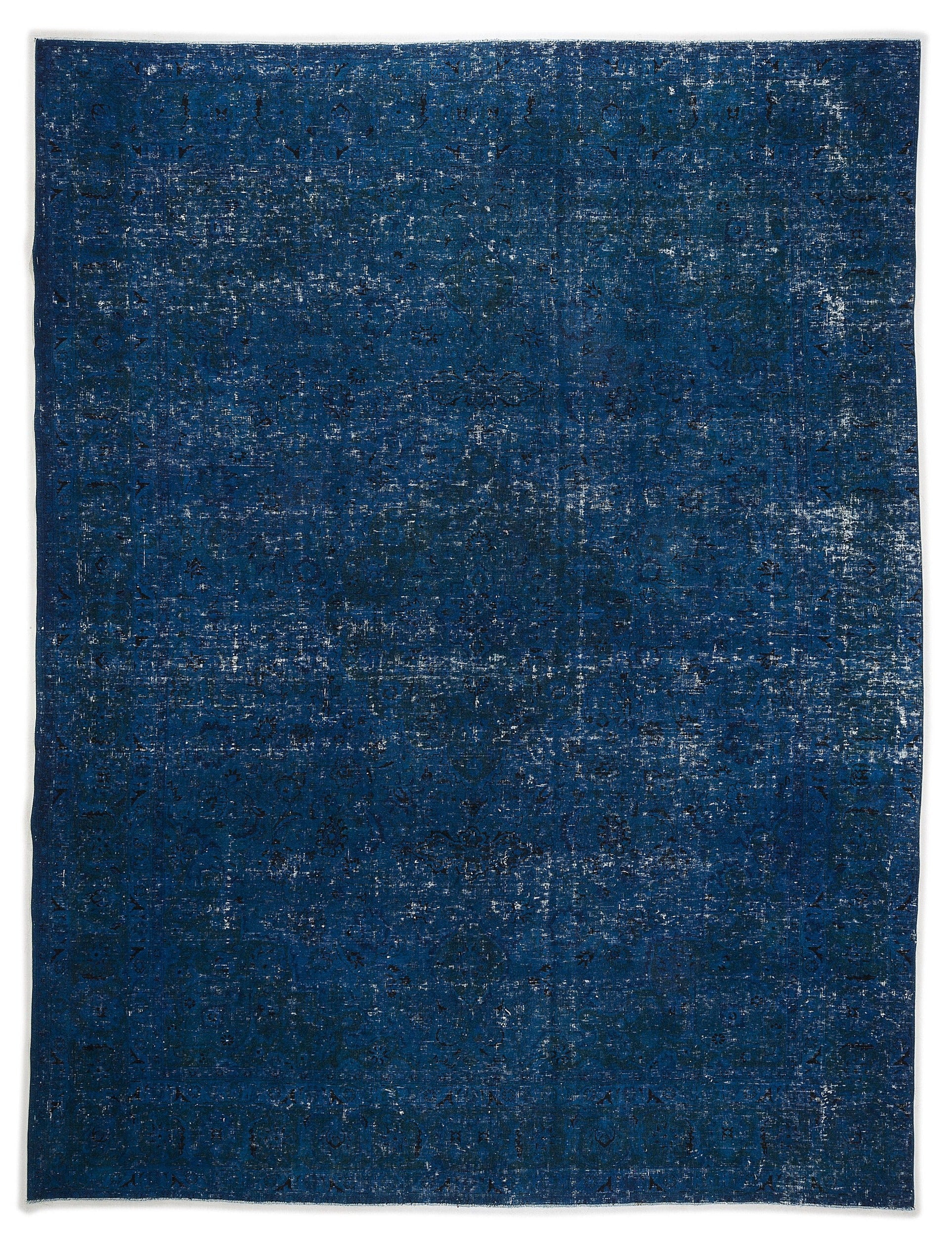 Epir 7863 Turquoise Vintage Wool Handmade Area Rug 9'7" x 12'7"