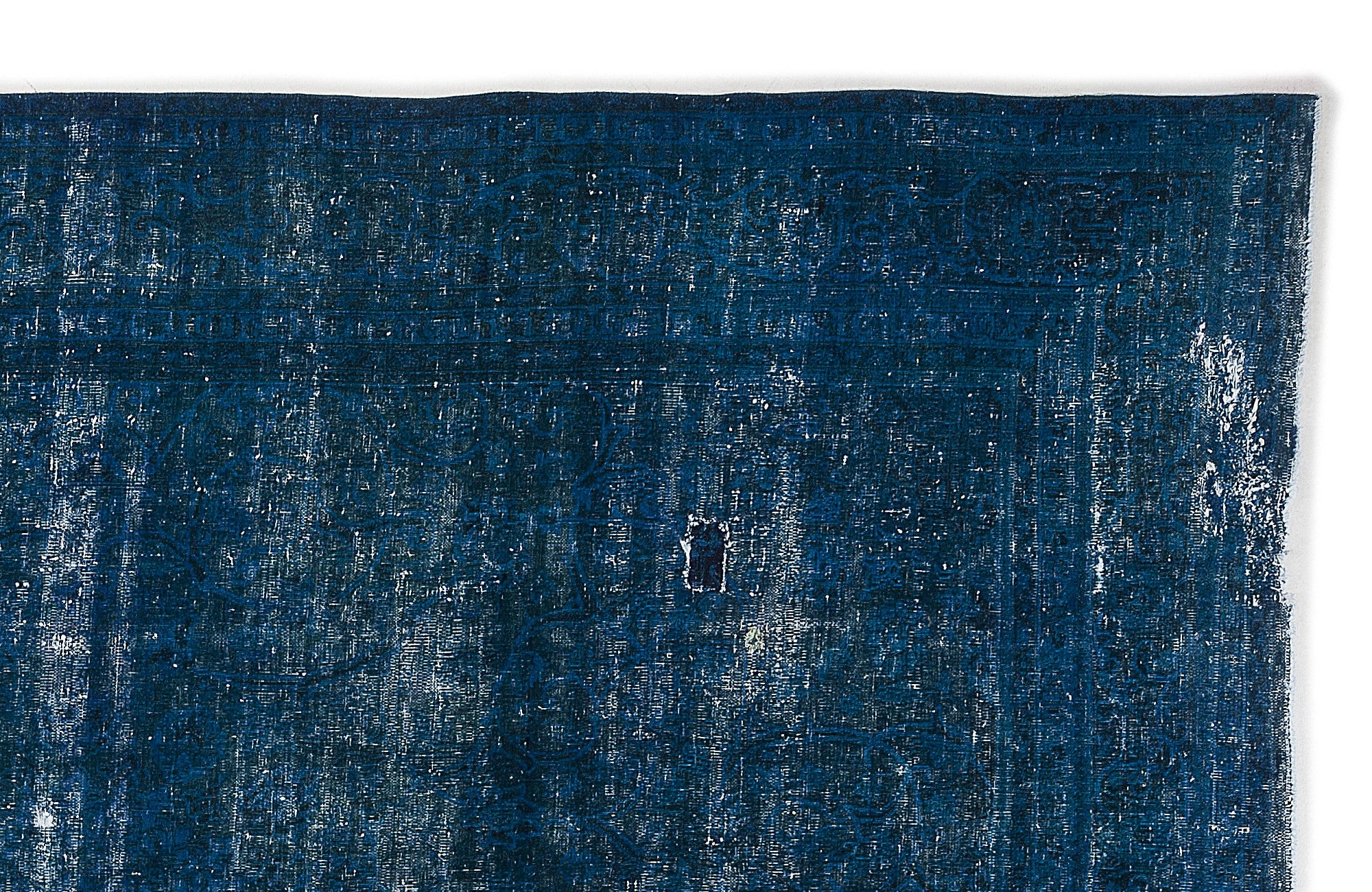 Epir Turquoise Vintage Wool Handmade Area Rug 9'3" x 13'1"