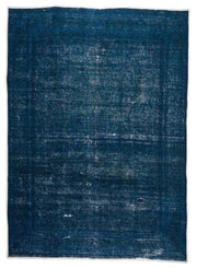 Epir Turquoise Vintage Wool Handmade Area Rug 9'3" x 13'1"
