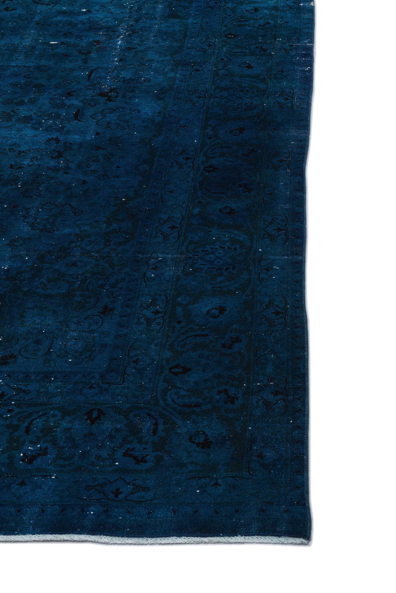 Epir Turquoise Vintage Wool Handmade Area Rug 9'3" x 12'6"