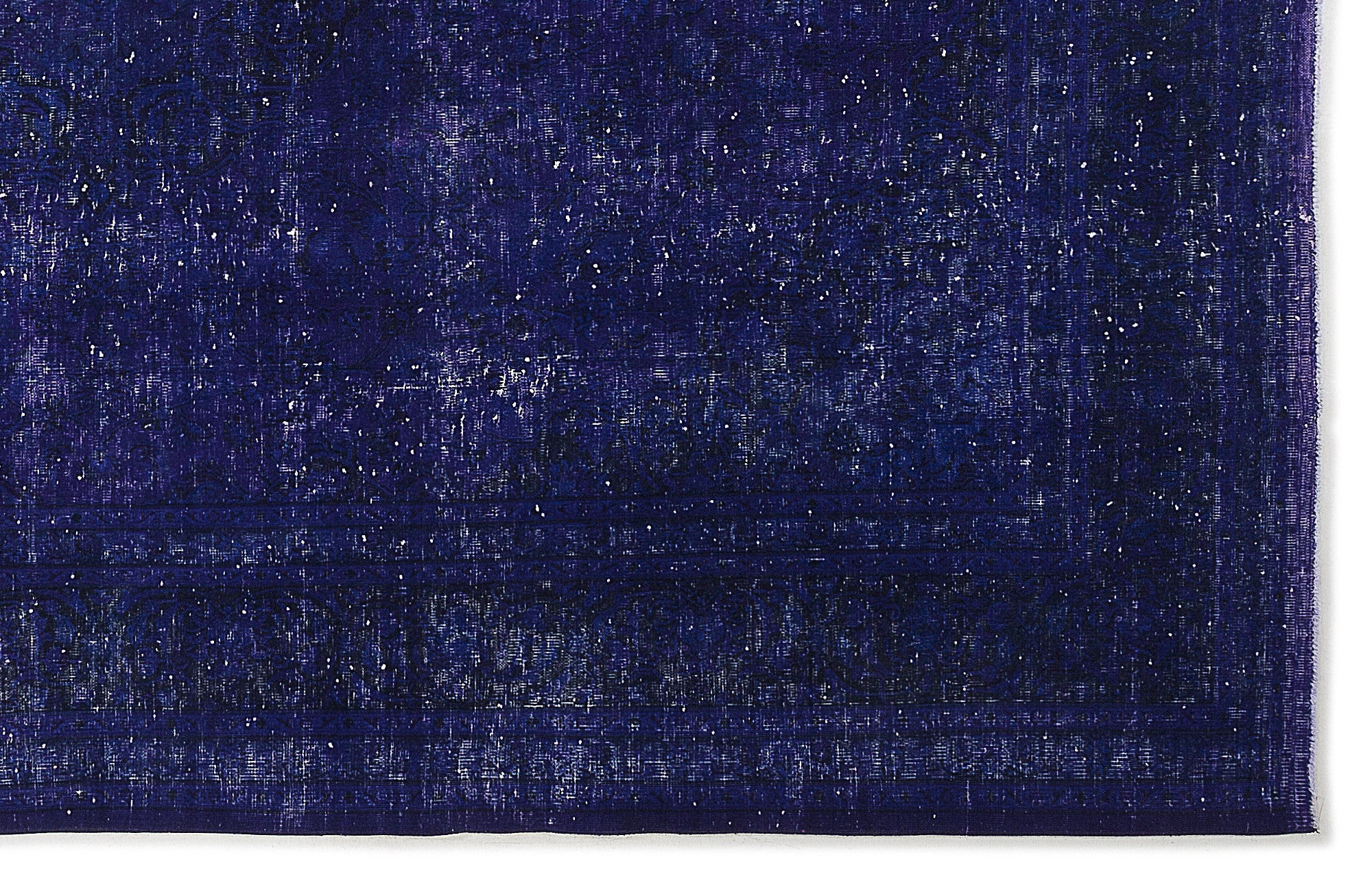 Epir Purple Vintage Wool Handmade Area Rug 9'8" x 12'8"