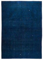 Epir Blue Vintage Wool Handmade Area Rug 9'6" x 13'7"