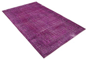 Atina Pink Vintage Wool Handmade Area Rug 6'3" x 10'6"