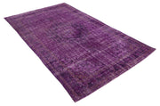 Atina Pink Vintage Wool Handmade Area Rug 6'7" x 10'11"