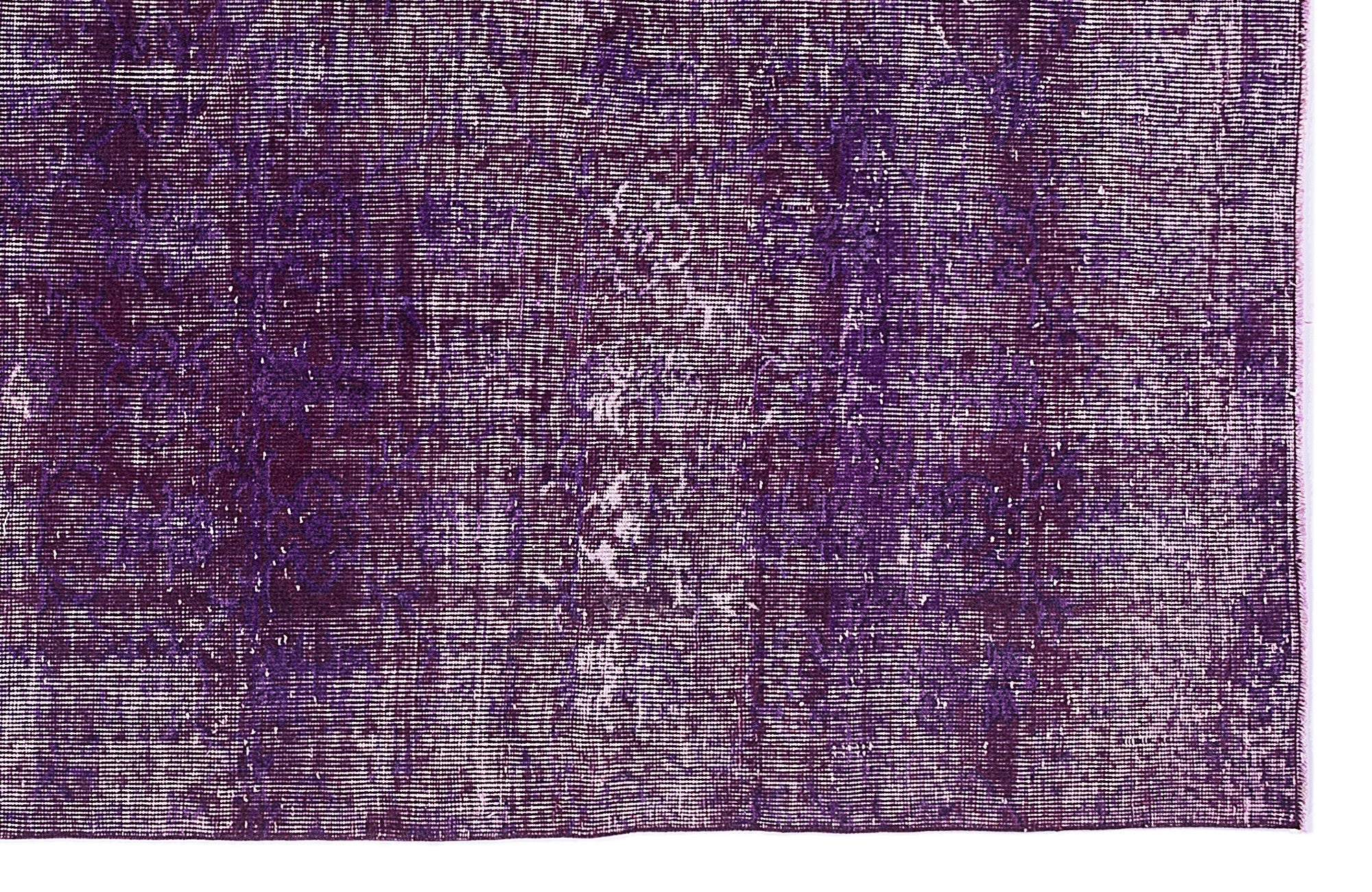 Atina Purple Vintage Wool Handmade Area Rug 7'3" x 10'7"