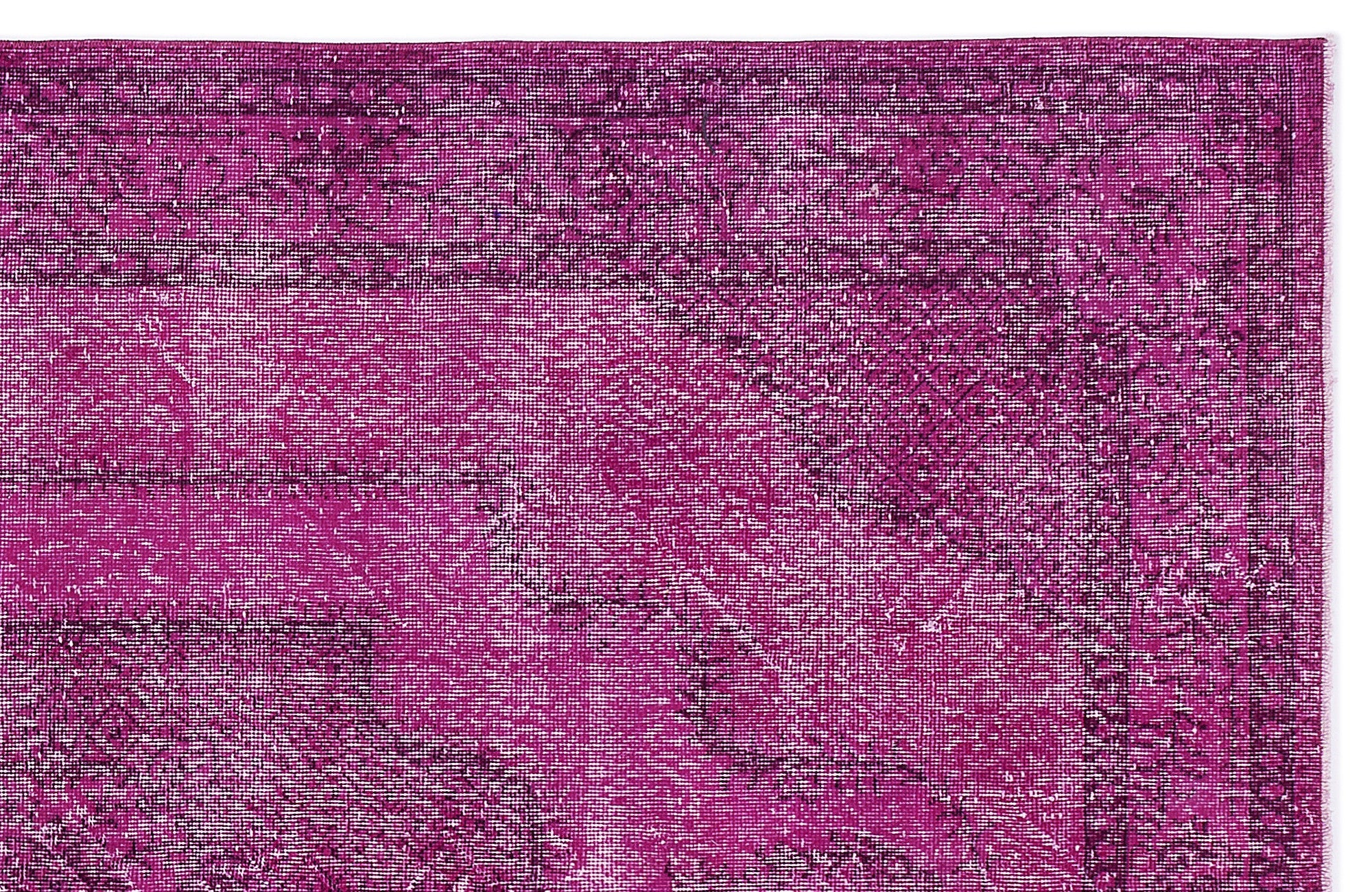 Atina Pink Vintage Wool Handmade Area Rug 5'10" x 9'1"