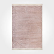 Natural Latex Area Rug - Light Brown Cotton 7 mm Pile Modern Jacquard Woven