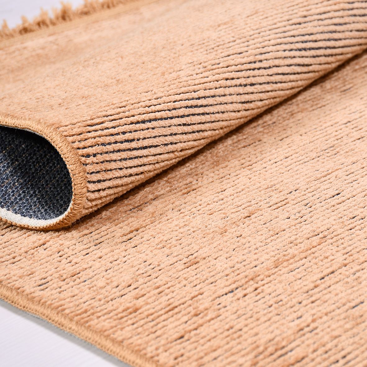 Natural Latex Area Rug – Modern Cotton 7 mm Pile Non Slip Jacquard Woven Rug