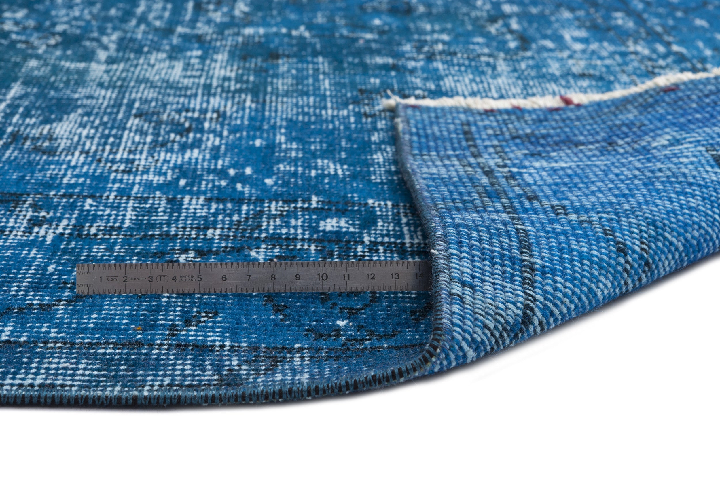 Atina Turquoise Vintage Wool Handmade Area Rug 5'3" x 9'0"