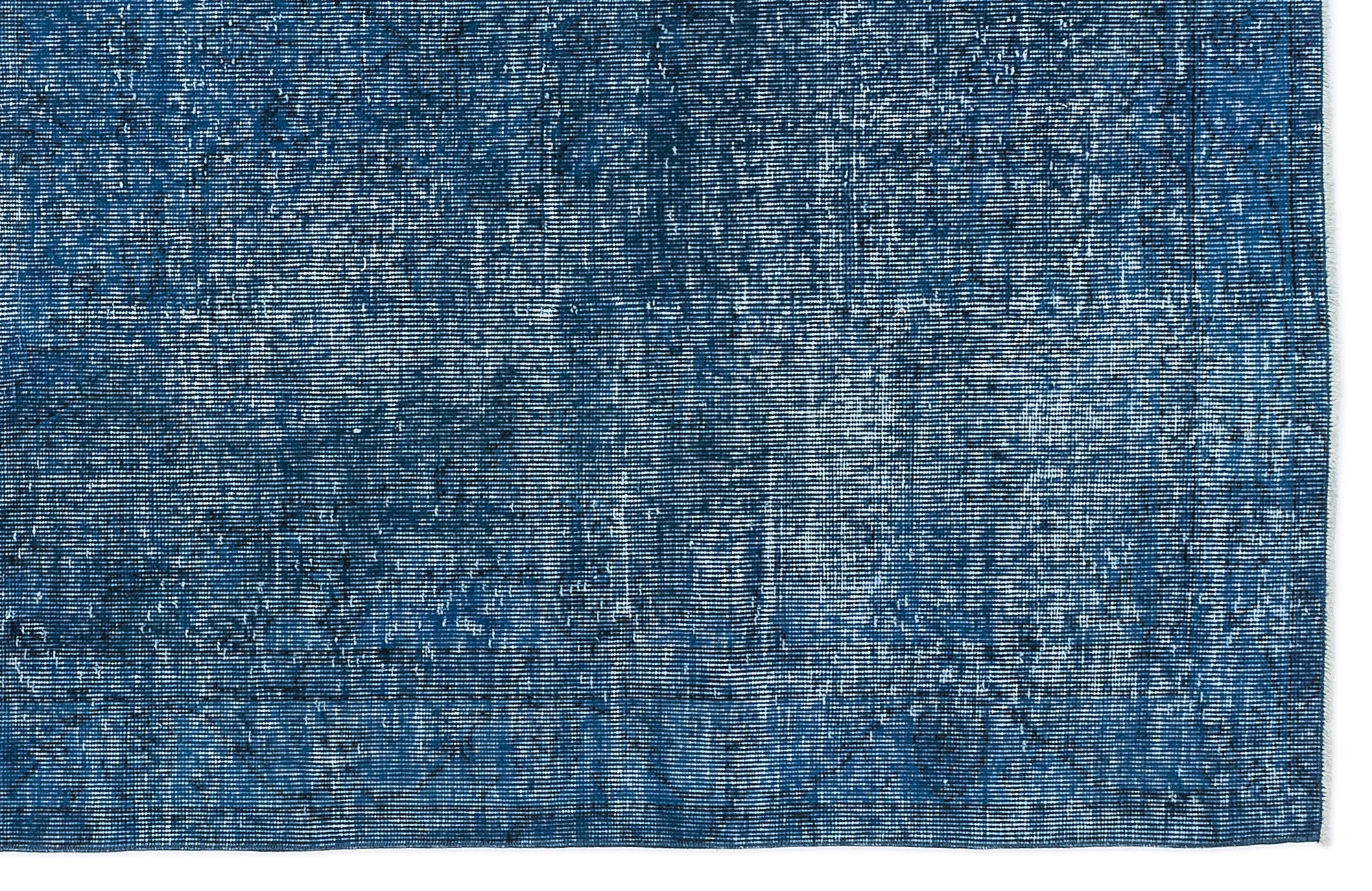 Atina Turquoise Vintage Wool Handmade Area Rug 5'3" x 9'0"