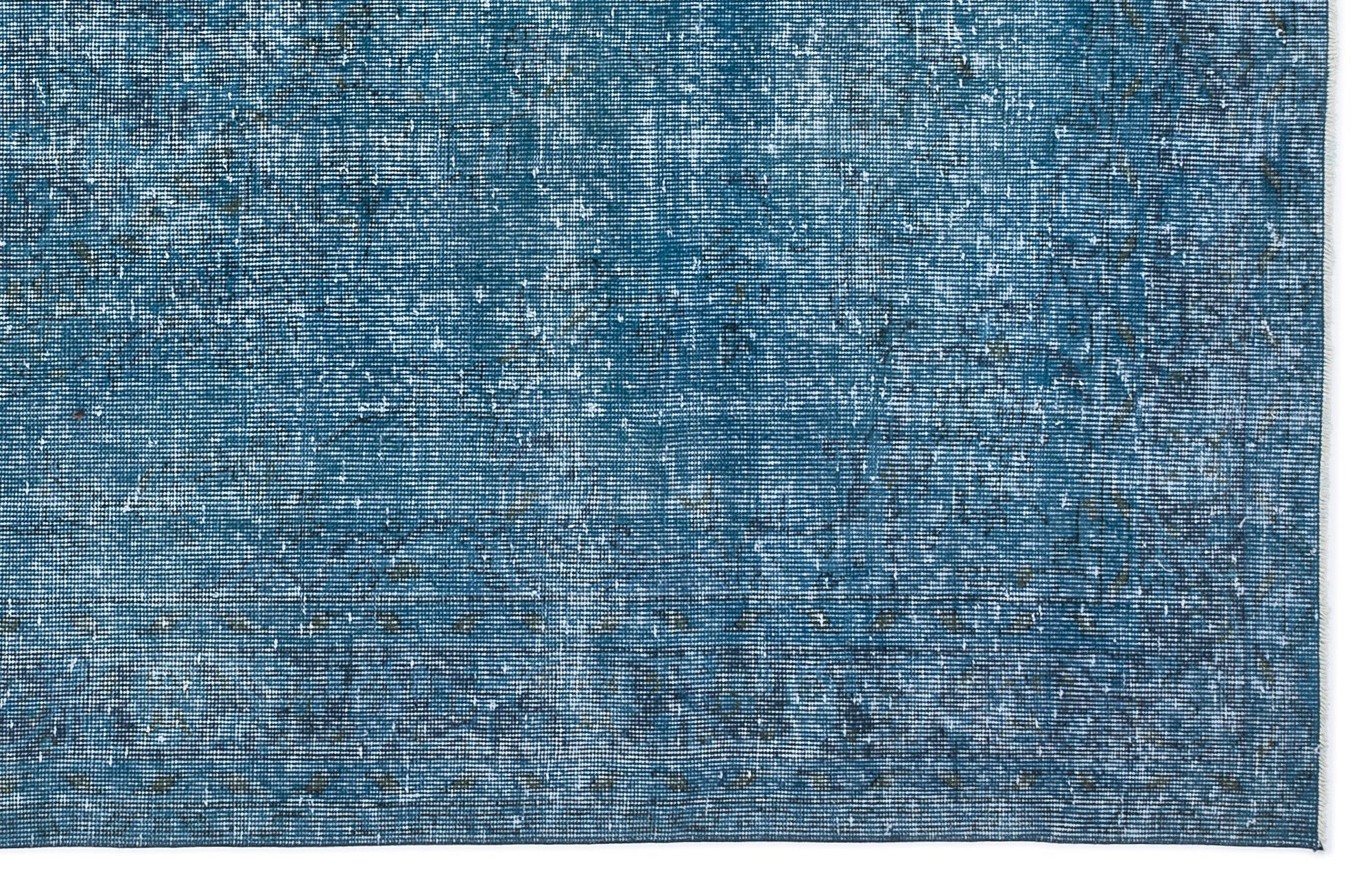 Atina Turquoise Vintage Wool Handmade Area Rug 5'5" x 10'3"