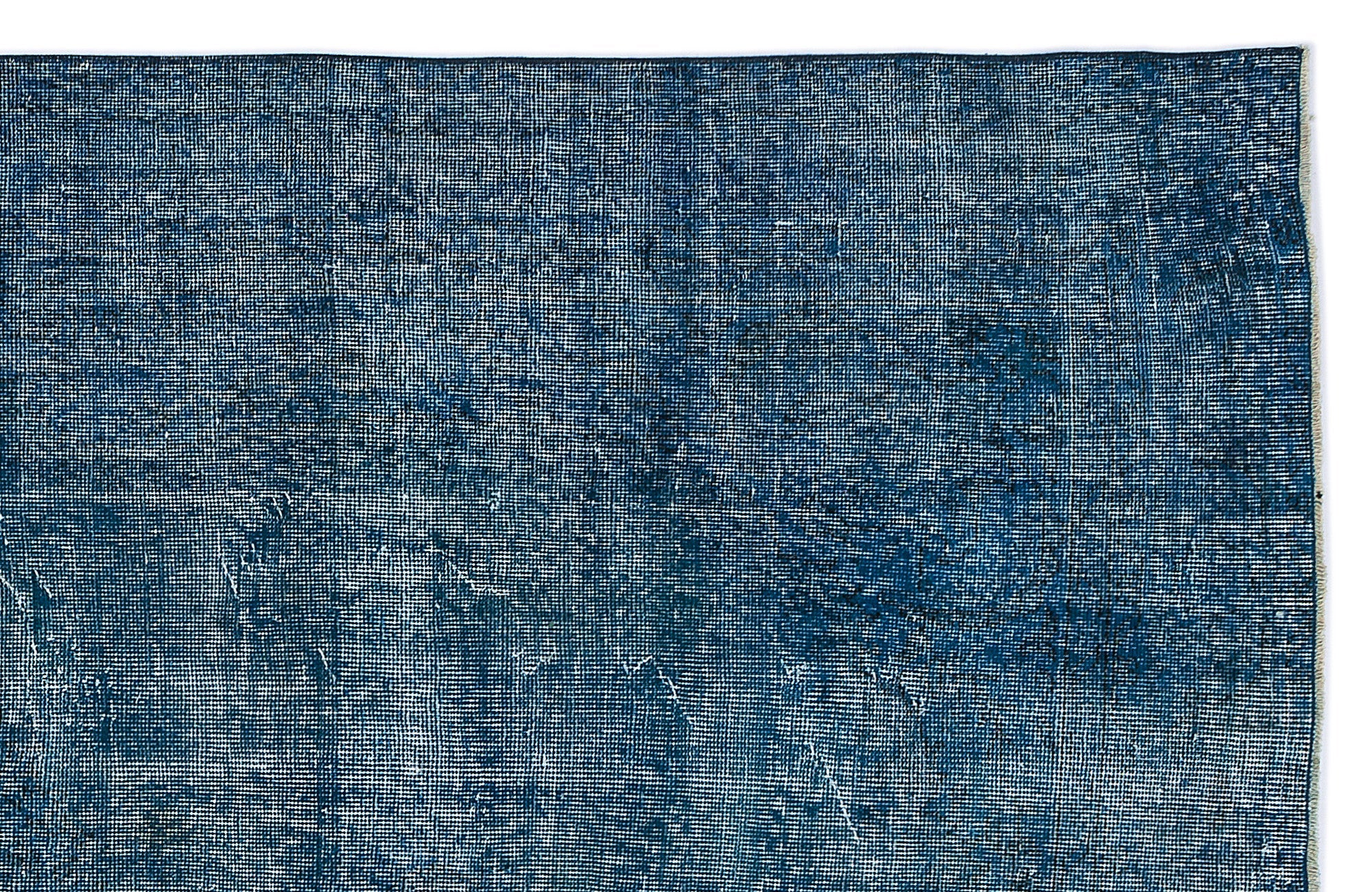 Atina Turquoise Vintage Wool Handmade Area Rug 6'4" x 11'1"