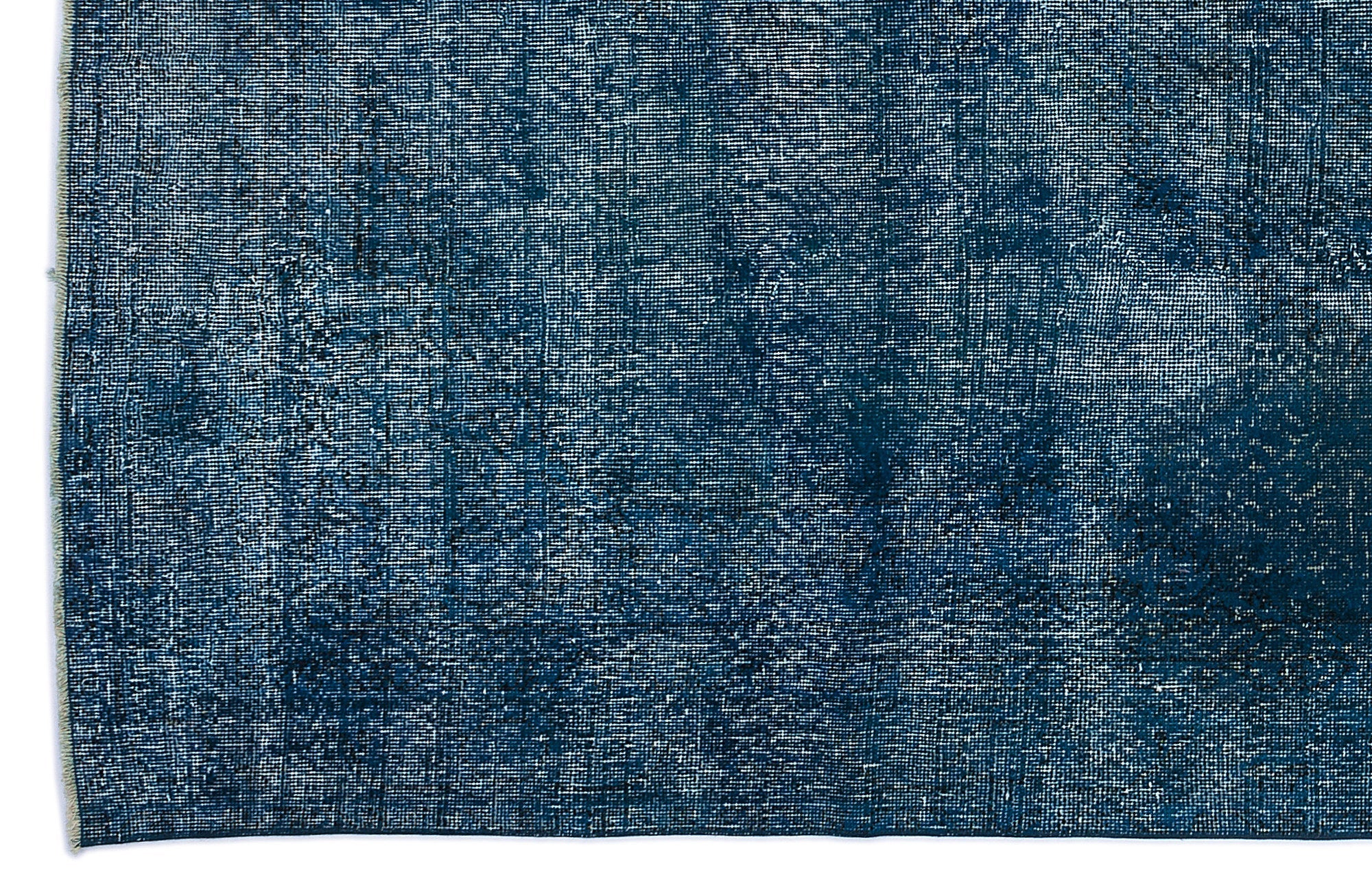 Atina Turquoise Vintage Wool Handmade Area Rug 6'4" x 11'1"
