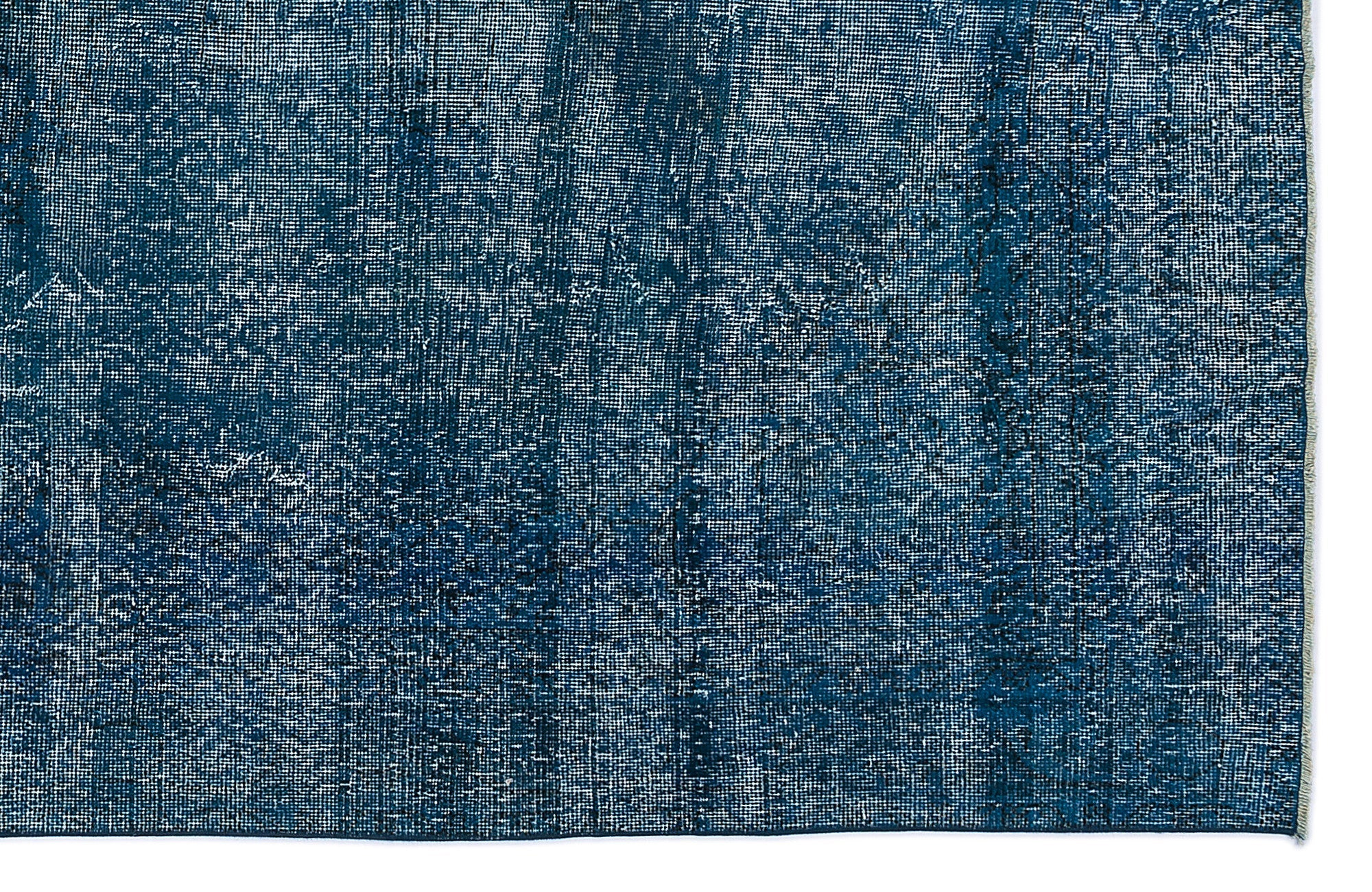 Atina Turquoise Vintage Wool Handmade Area Rug 6'4" x 11'1"