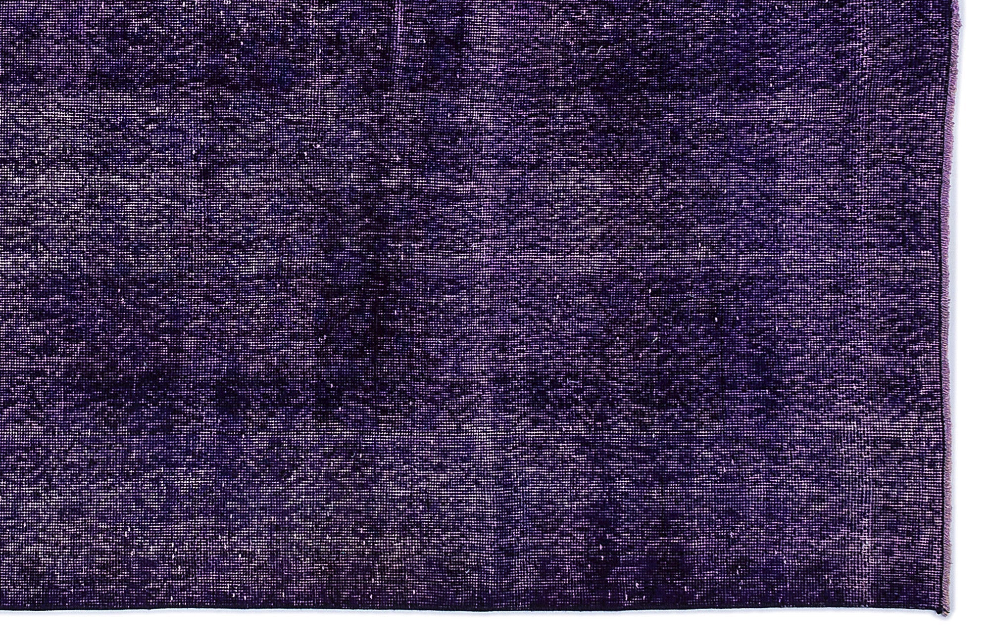 Atina Purple Vintage Wool Handmade Area Rug 6'9" x 9'11"