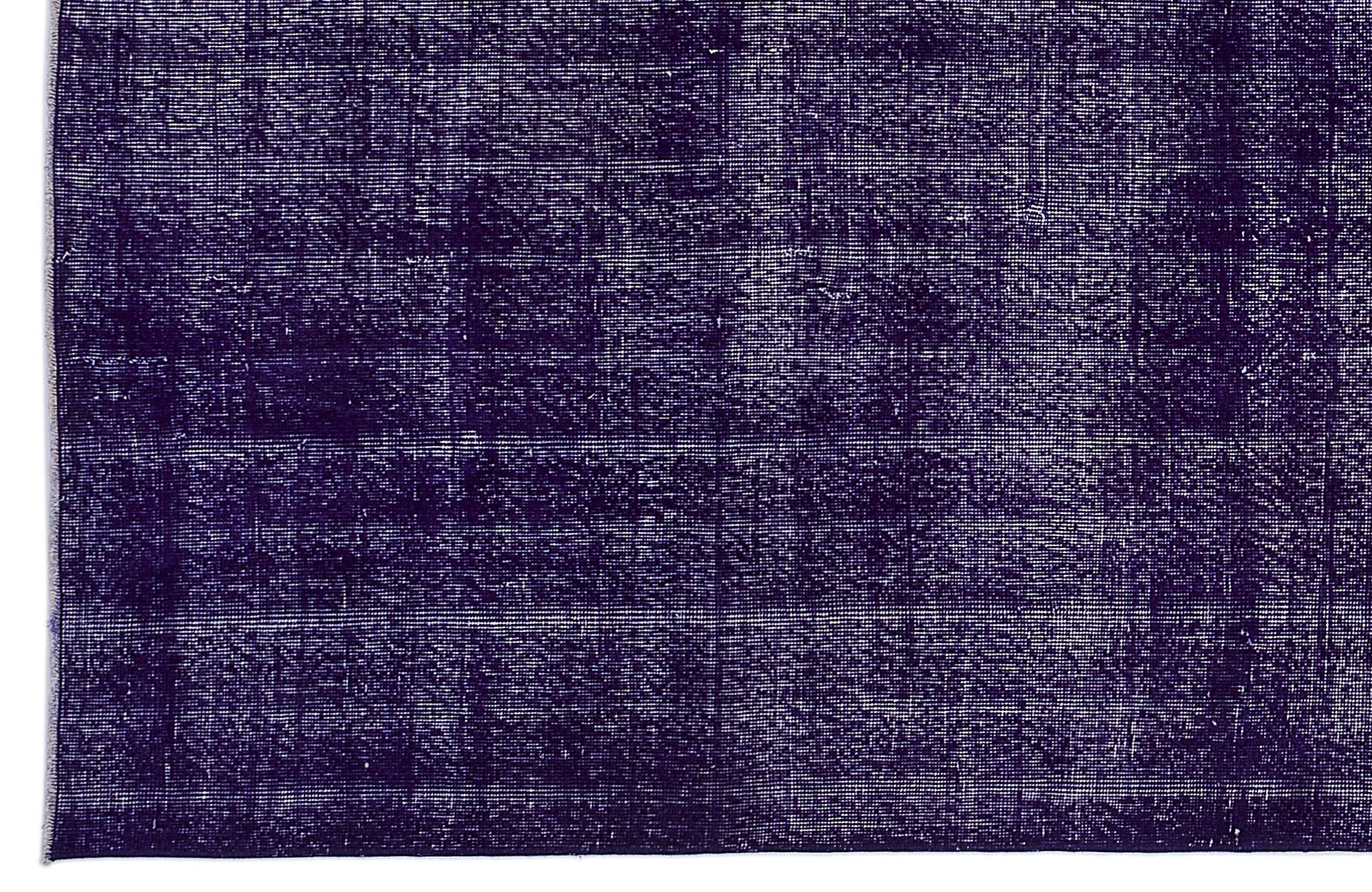 Atina Purple Vintage Wool Handmade Area Rug 6'7" x 9'3"